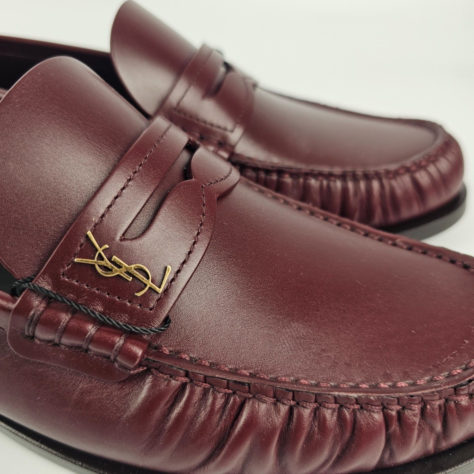 SAINT LAURENT Le Loafer Vendome Red Smooth Leather Loafers N
