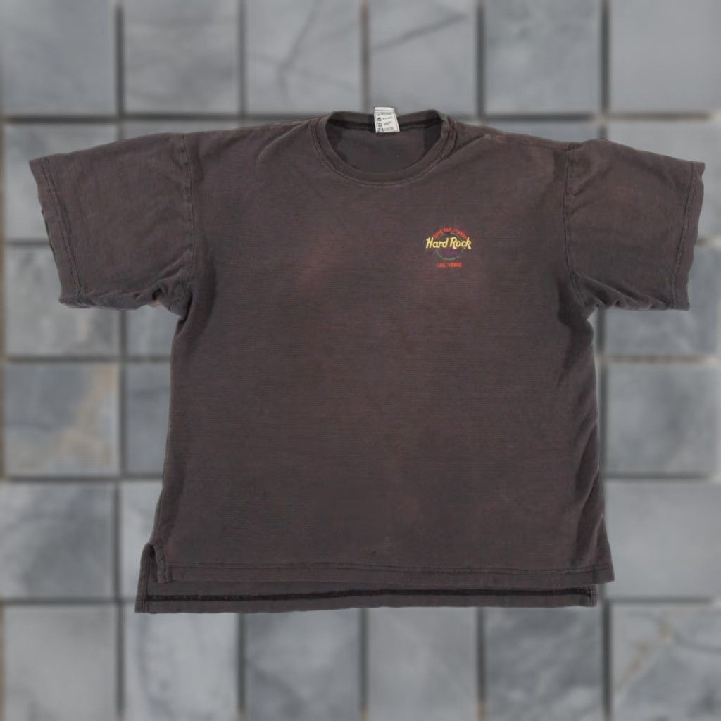 Hard Rock Cafe VINTAGE Hard Rock Shirt Men M Black 90s Crewneck T-Shirt, Embroidered Logo, Las Vegas, Cotton, Short Sleeve Size US M / EU 48-50 / 2 - 1 Thumbnail