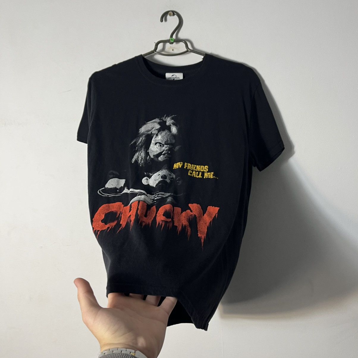Other Horror Chucky "My Friends Call Me..." T-Shirt Movie RARE Size US L / EU 52-54 / 3 - 6 Thumbnail