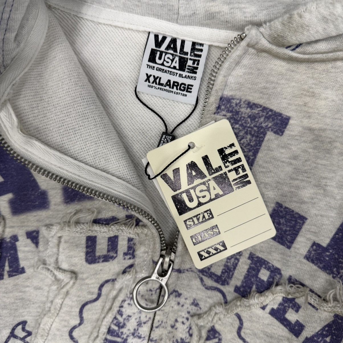 Vale Vale Forever Army Zip-Up Hoodie Dirty Grey Size US XXL / EU 58 / 5 - 3 Thumbnail