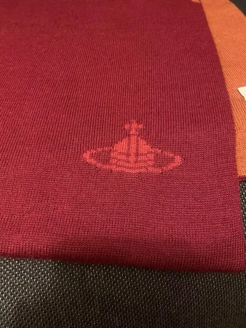 Vivienne Westwood Vivienne Westwood Red double-sided love scarf Size ONE SIZE - 6 Thumbnail