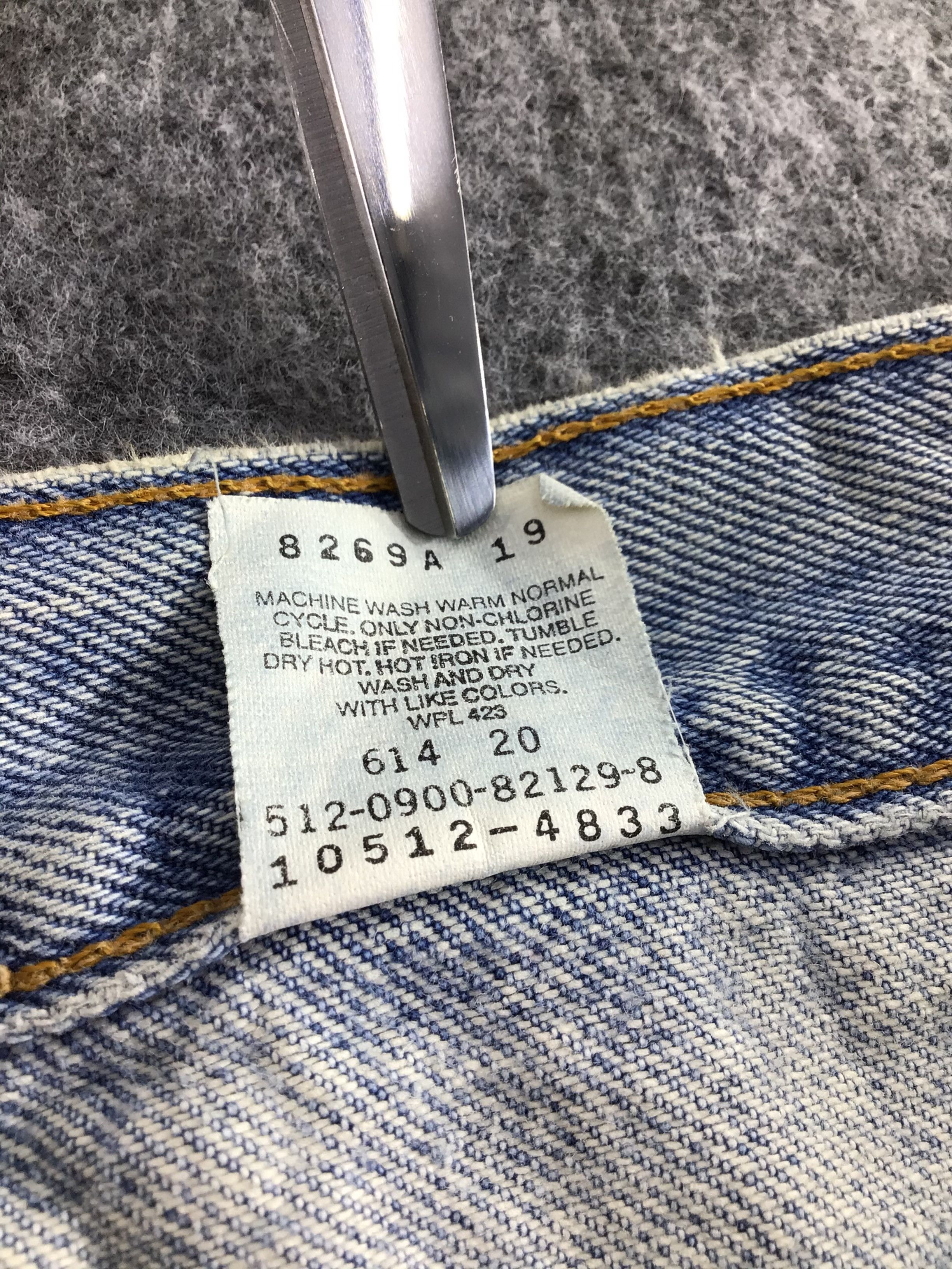 Levi's Vintage Levis 512 Jeans-J364 Size US 30 / EU 46 - 9 Thumbnail