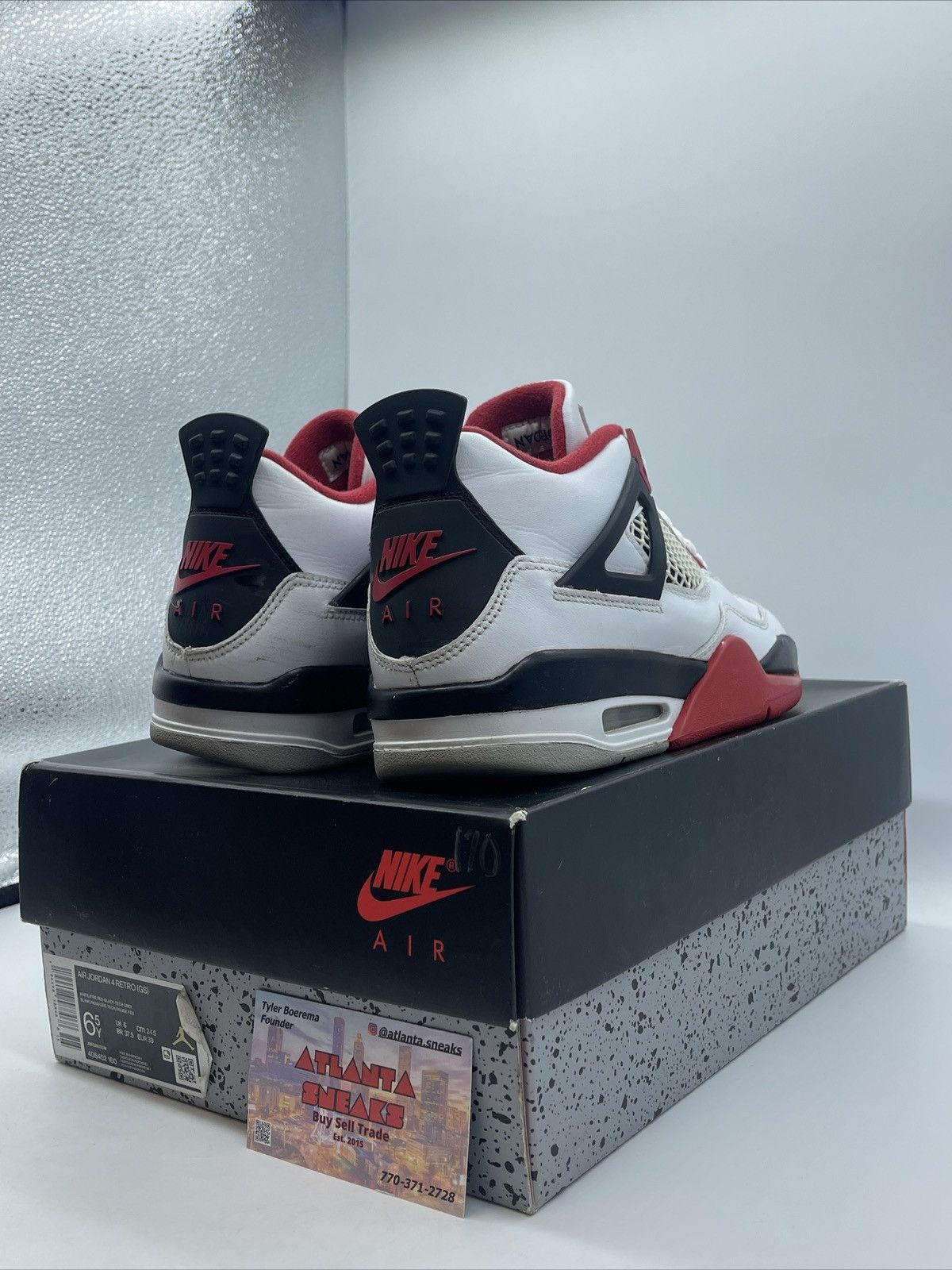 Jordan Brand Air Jordan 4 fire red Size US 6.5 / EU 39-40 - 5 Thumbnail