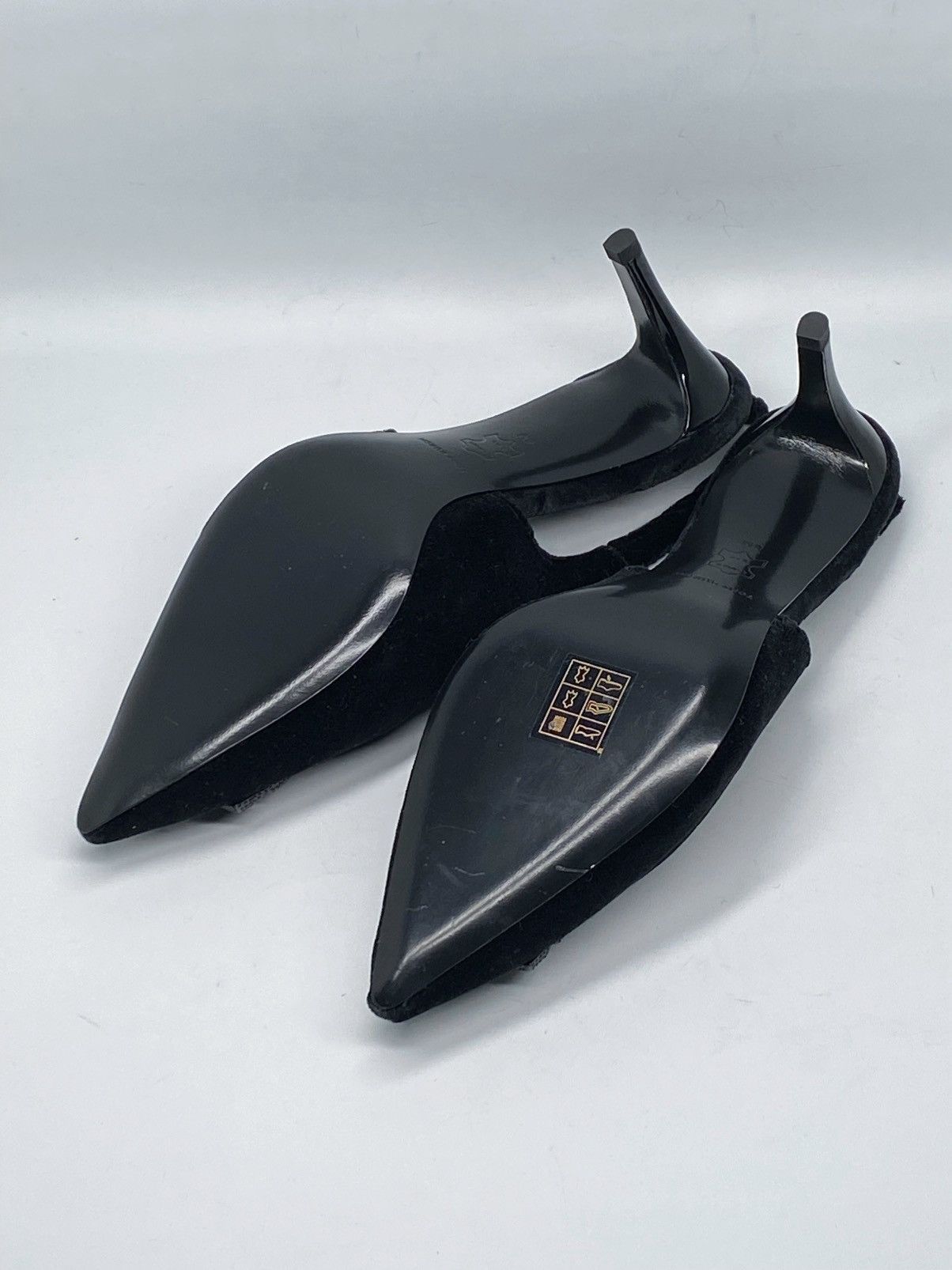 Tory Burch Tory Burch Eleanor Velvet Slingback Pointed Toe Pump size 6 Size US 6 / IT 36 - 14 Thumbnail