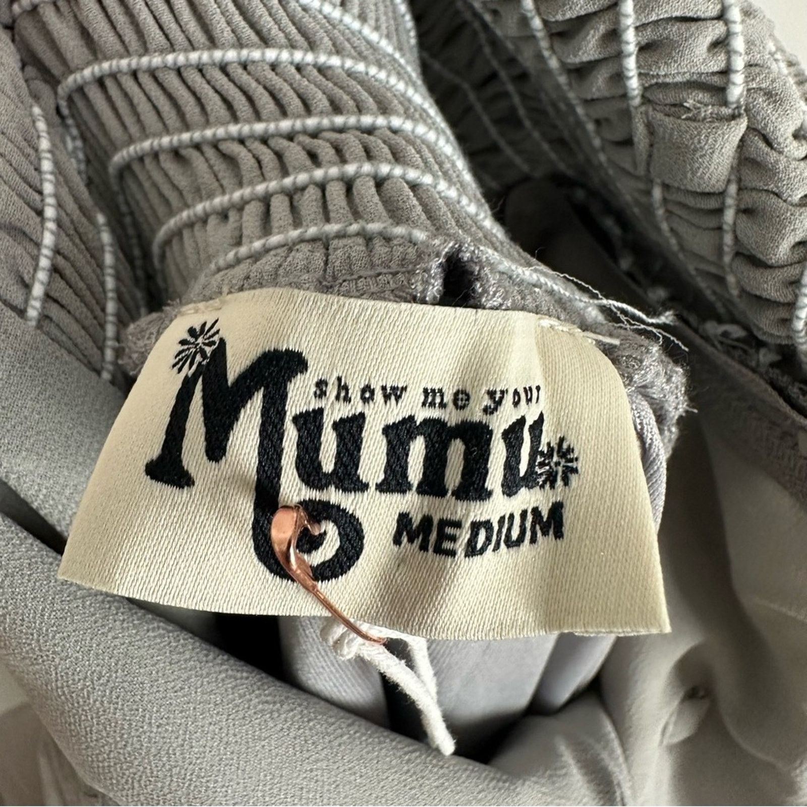 Show Me Your MuMu Show Me Your Mumu Emma Ruffle Maxi Dove Gray Sz Bridesmaid M Size M / US 6-8 / IT 42-44 - 9 Thumbnail