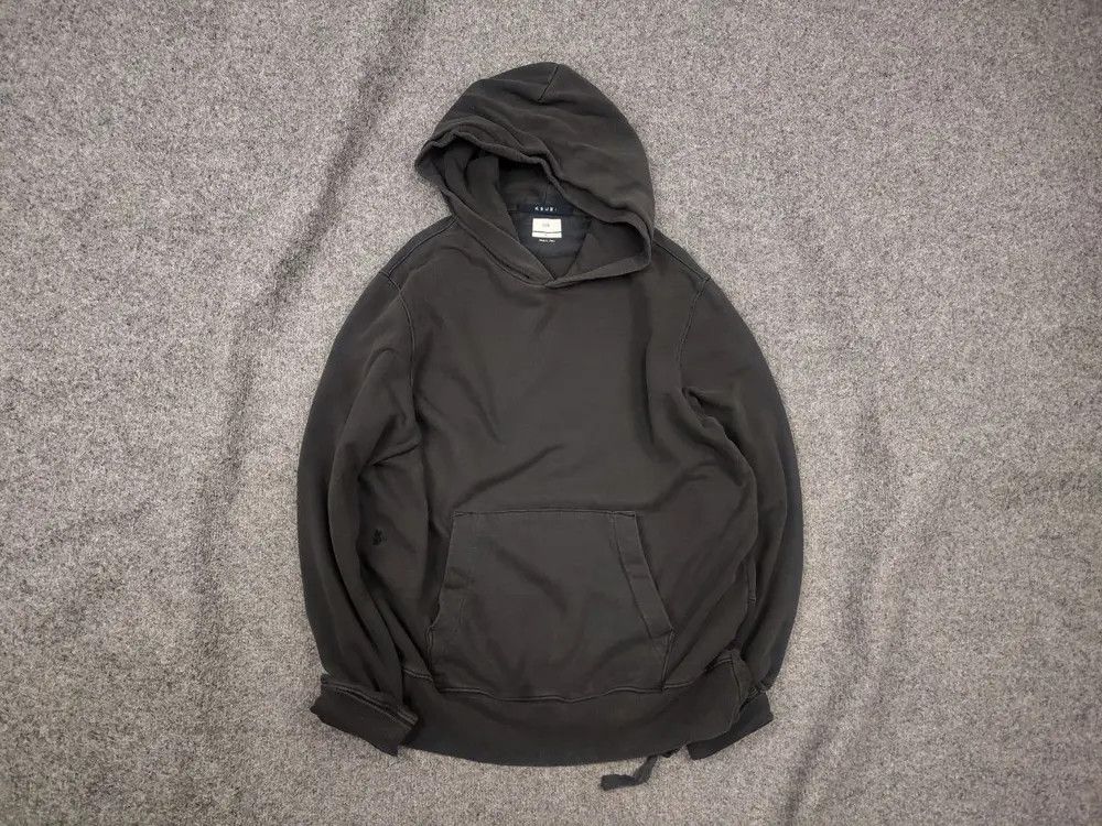 Ksubi Japan Brink Black LIfe Gray Pocket Oversized Hoodie