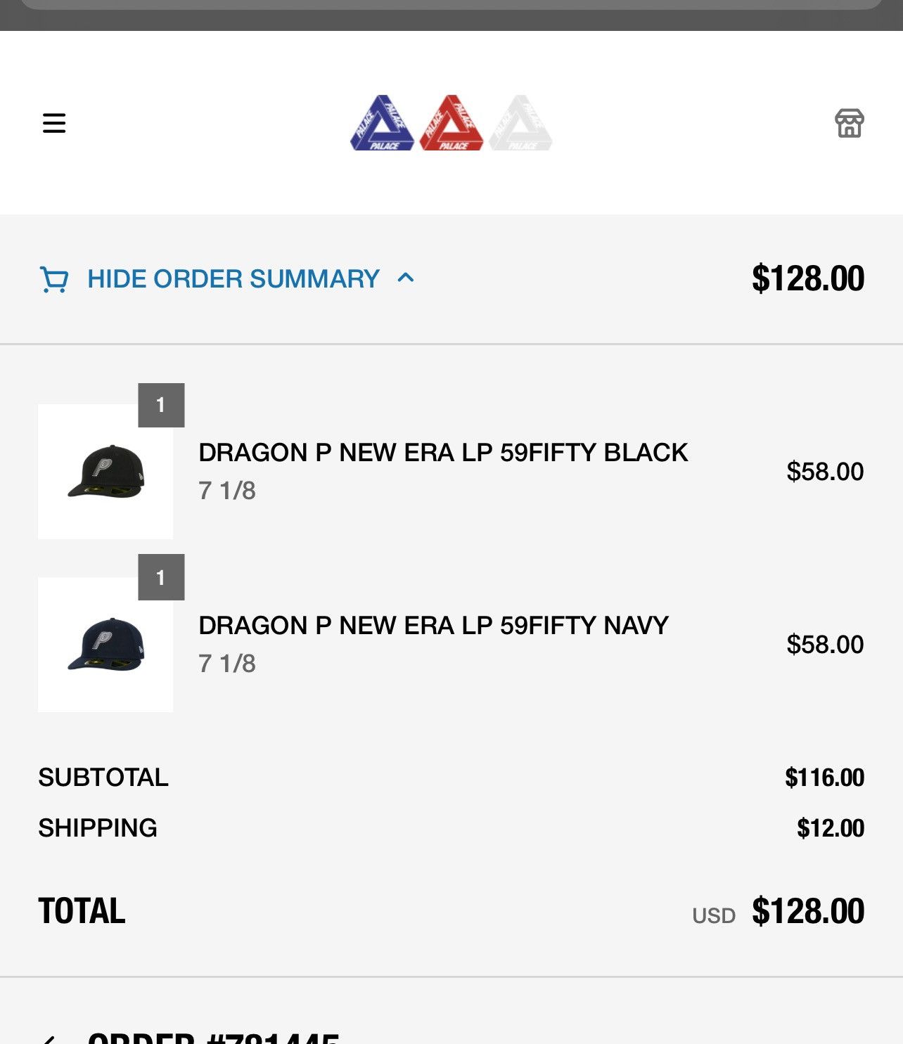Palace Dragon P New era LP 59fifty Size ONE SIZE - 2 Thumbnail