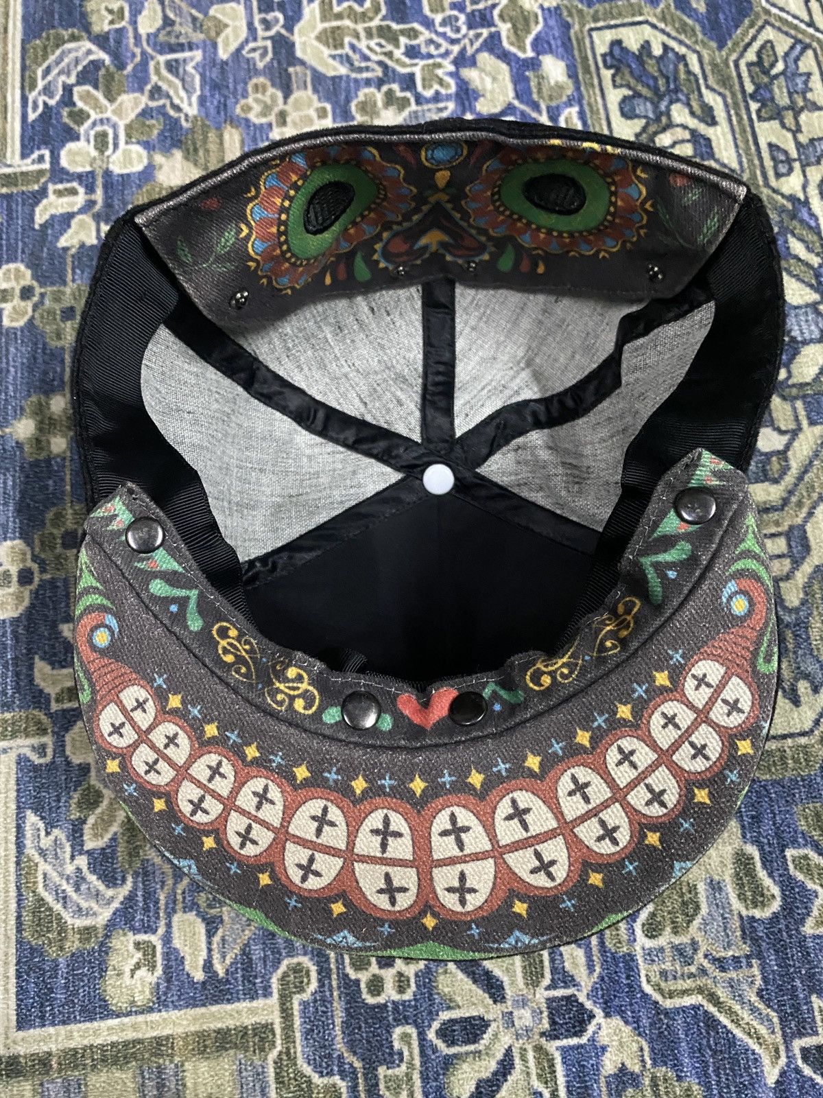 Japanese Brand Japanese Brand Grace Velvet Hat mexican Skull Mask Size ONE SIZE - 5 Thumbnail