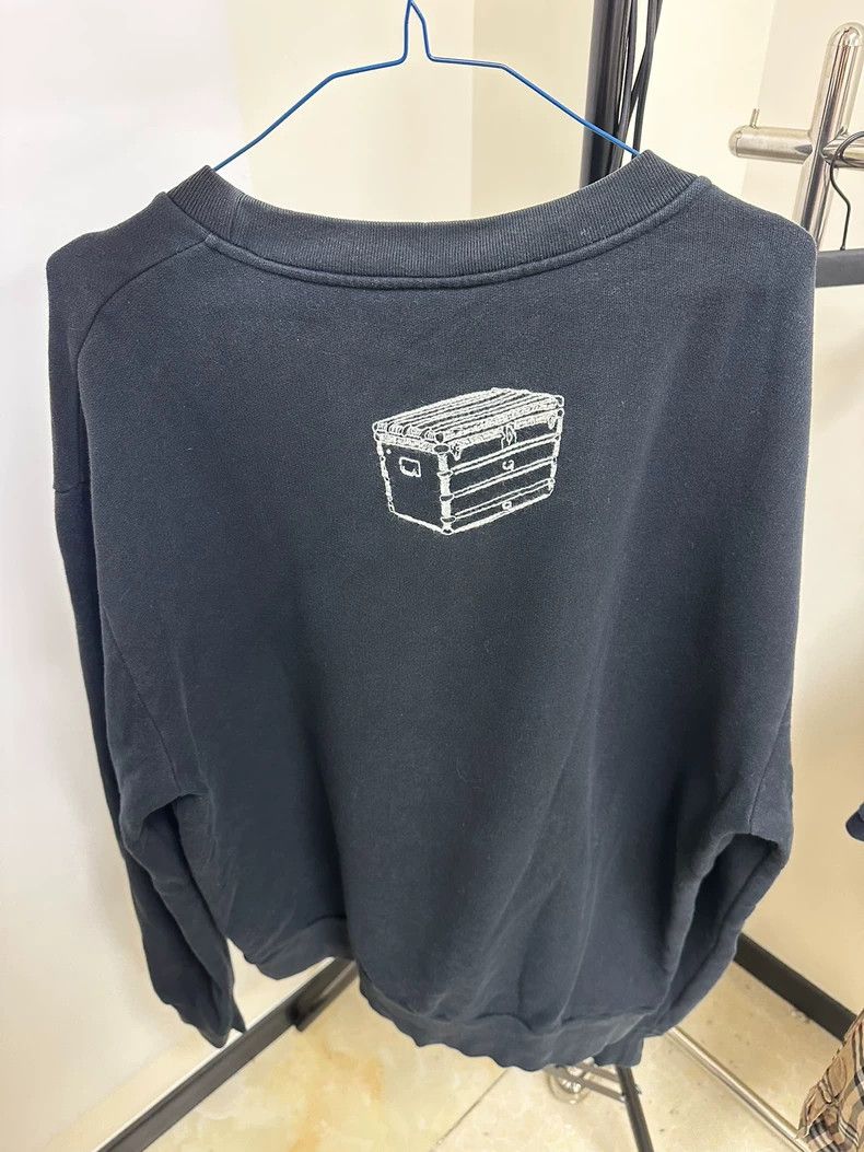 Louis Vuitton Louis Vuitton size 4l Black Hammer Sweatshirt Size US M / EU 48-50 / 2 - 2 Thumbnail