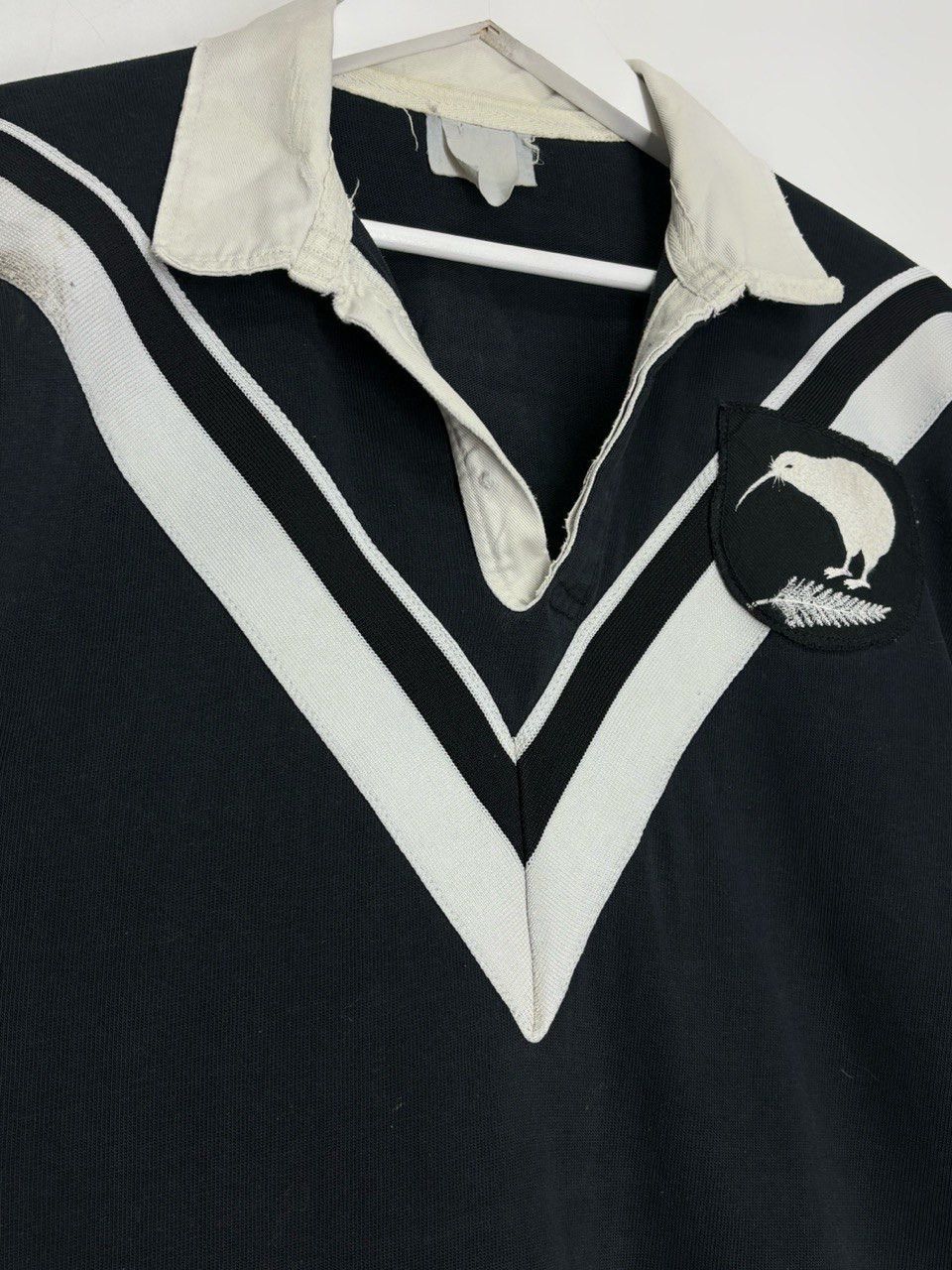 Adidas 1980s New Zealand Adidas Kiwi Rugby Shirt Archive Match Worn Size US M / EU 48-50 / 2 - 5 Thumbnail