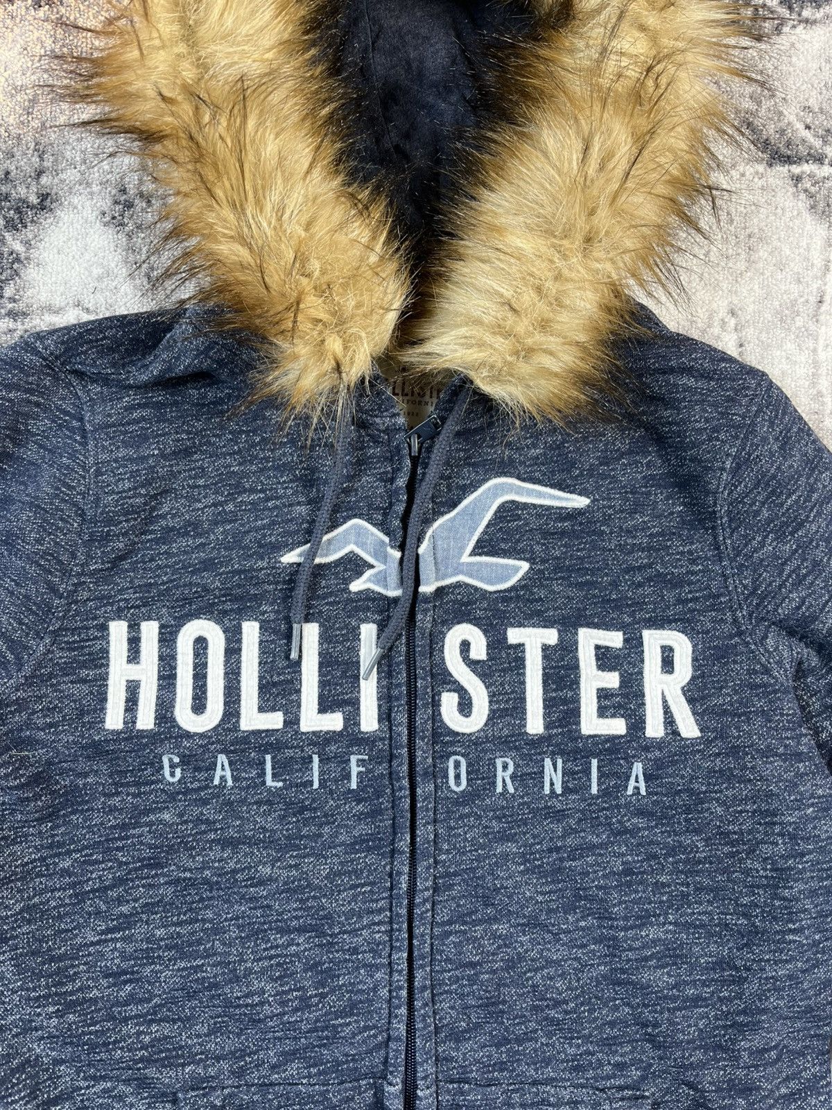 Hollister Y2K Hollister Fur Zip Hoodie Size US M / EU 48-50 / 2 - 4 Thumbnail