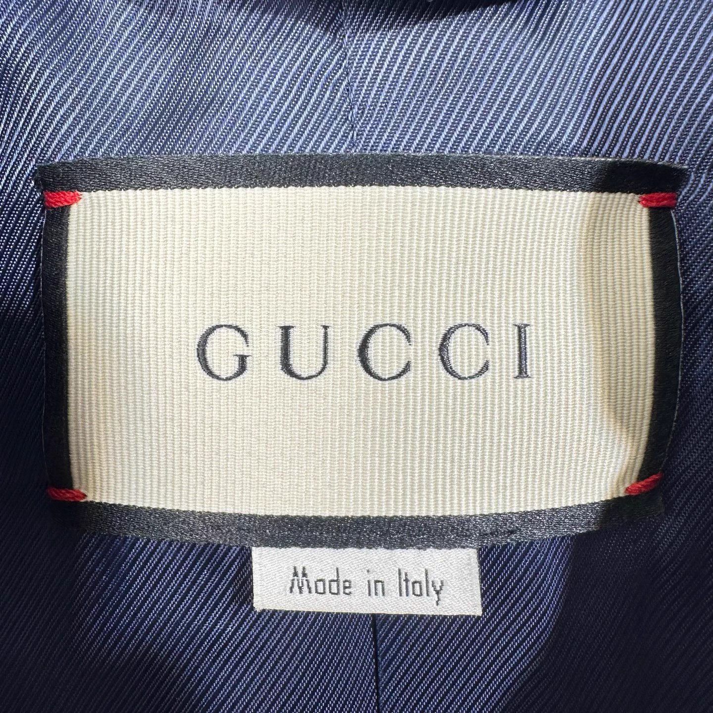 Gucci Gucci red white blue check GG logo collared jacket Size M / US 6-8 / IT 42-44 - 3 Thumbnail