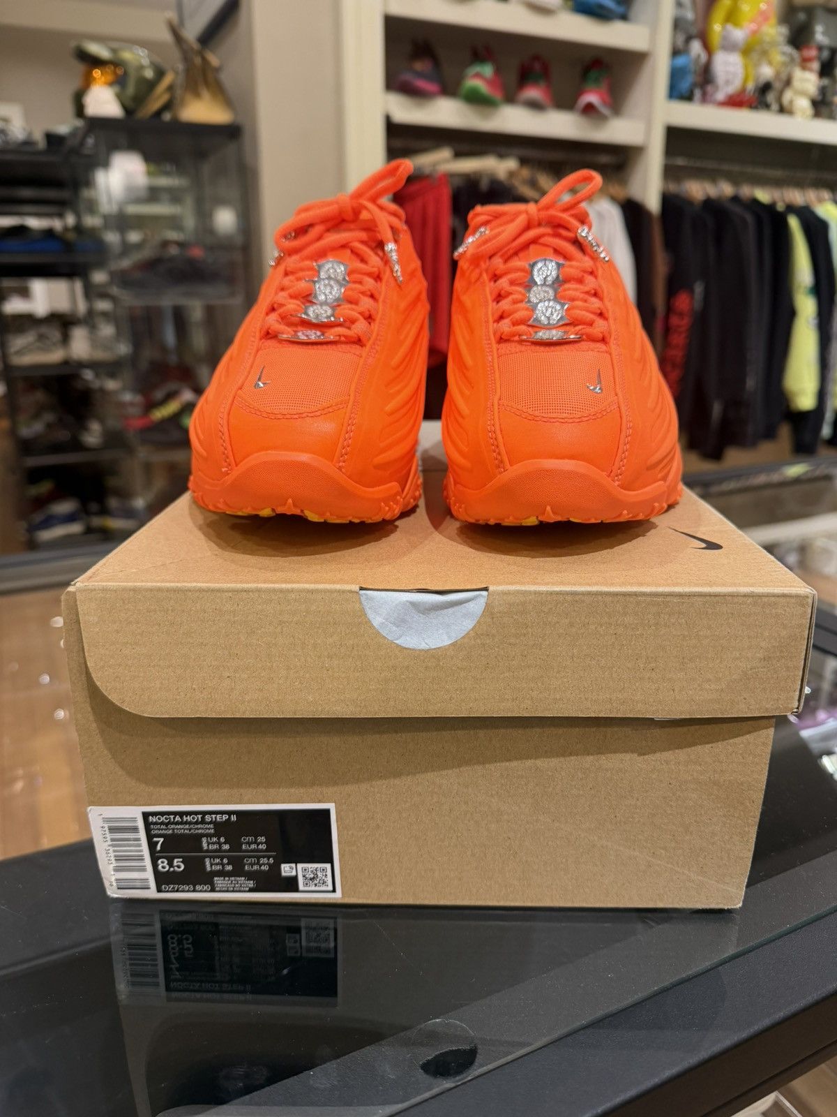 Chrome Hearts × NOCTA × Nike Chrome Hearts Nocta Hot Step 2 Orange Size US 7 / EU 40 - 10 Thumbnail