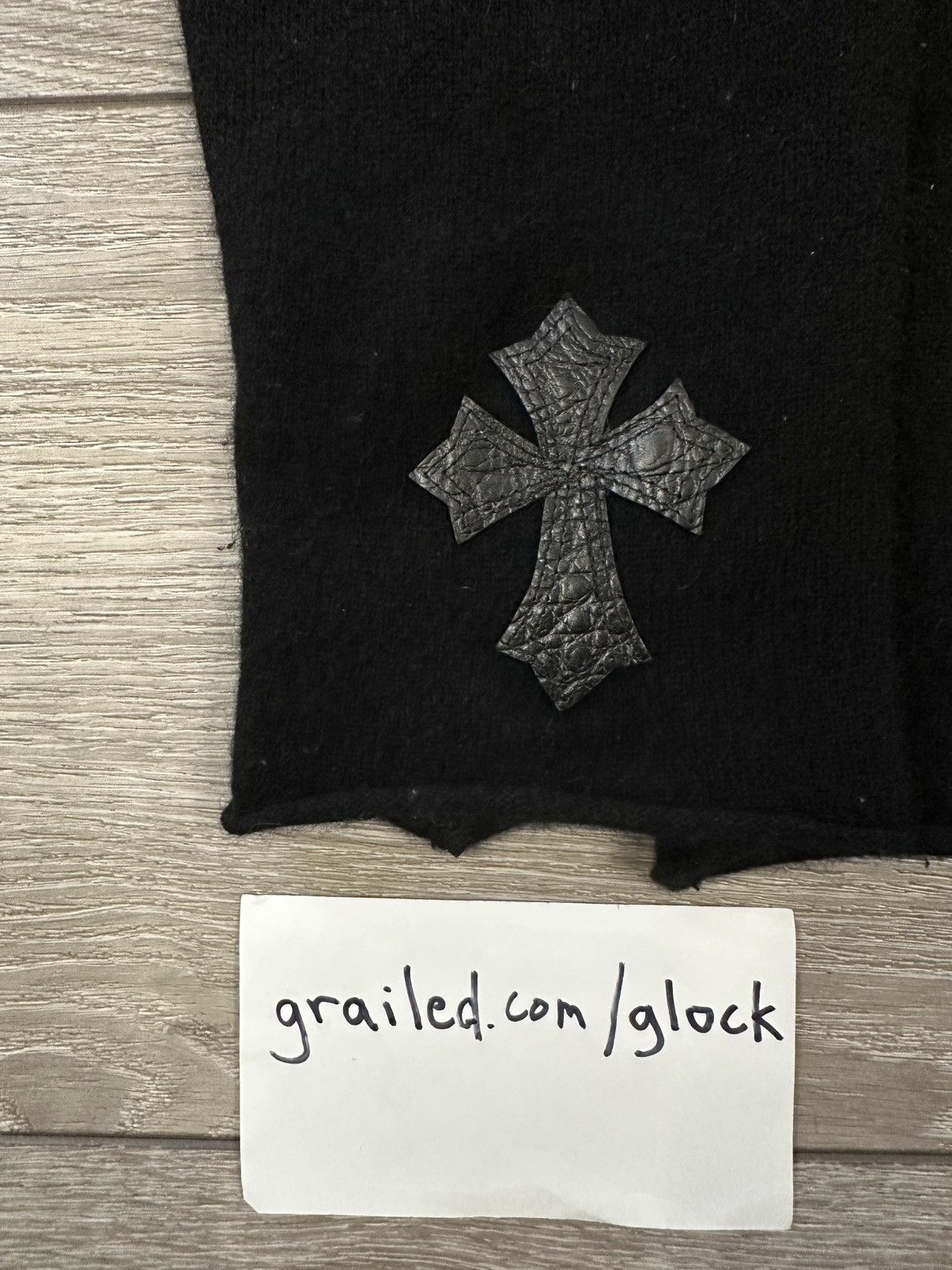 A&G Rock A&G Rock Triple Cross Black Cashmere Alligator Leather Size US L / EU 52-54 / 3 - 3 Thumbnail
