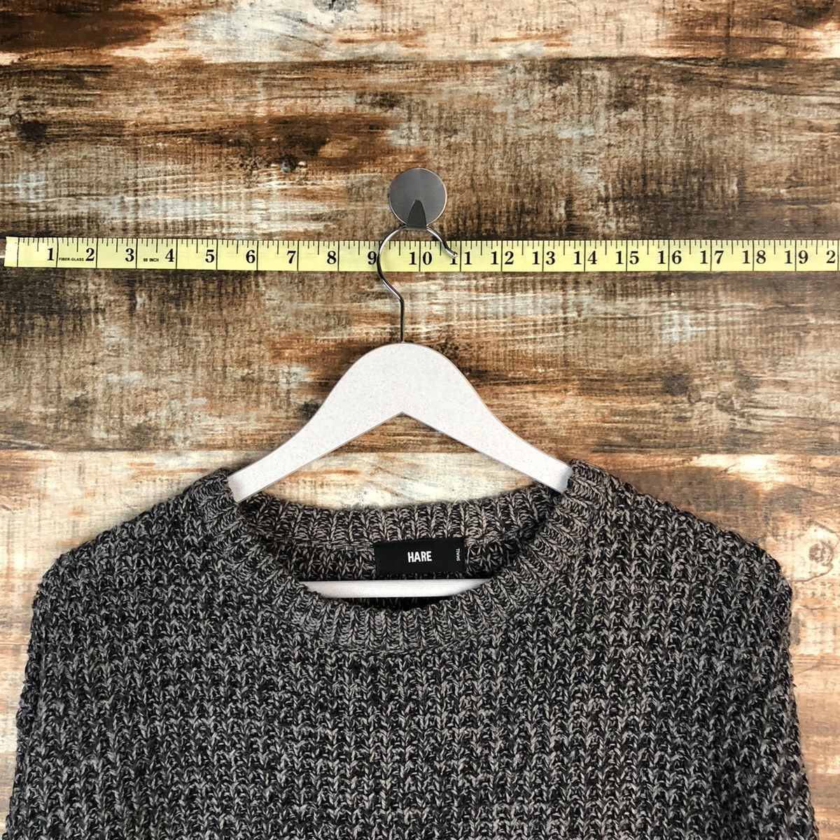 HARE × Homespun Knitwear Hare Grey Knitwear #A1516 Size US S / EU 44-46 / 1 - 4 Thumbnail