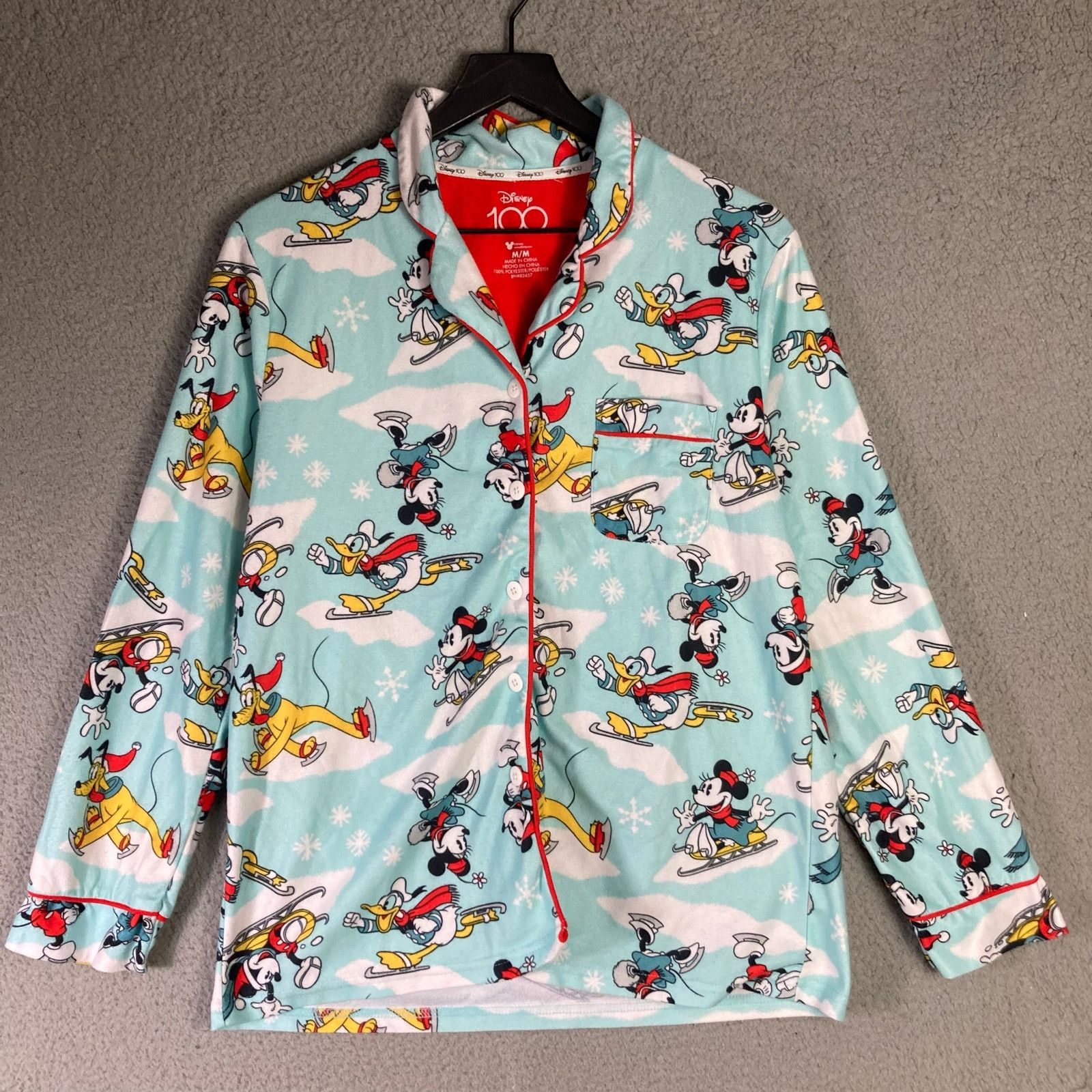 Disney Disney 100th Anniversary Mickey Mouse Pajama Top Size M Size M / US 6-8 / IT 42-44 - 7 Thumbnail