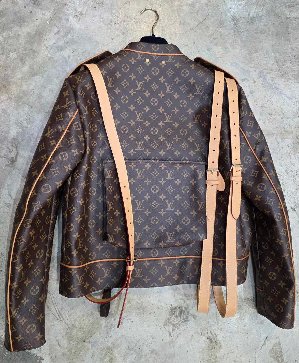 Louis Vuitton × Virgil Abloh NEW Louis Vuitton - Virgil Abloh - Admiral Leather Jacket Size US S / EU 44-46 / 1 - 2 Thumbnail