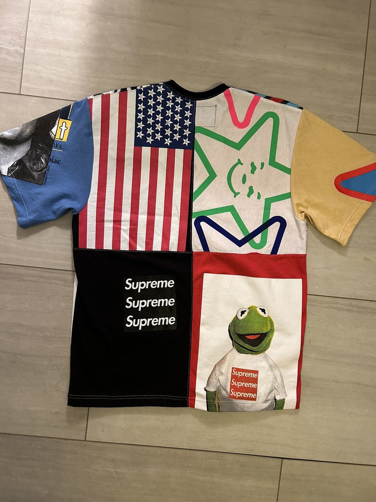 Asspizza Asspizza Patchwork Panel T Shirt Size US L / EU 52-54 / 3 - 2 Thumbnail
