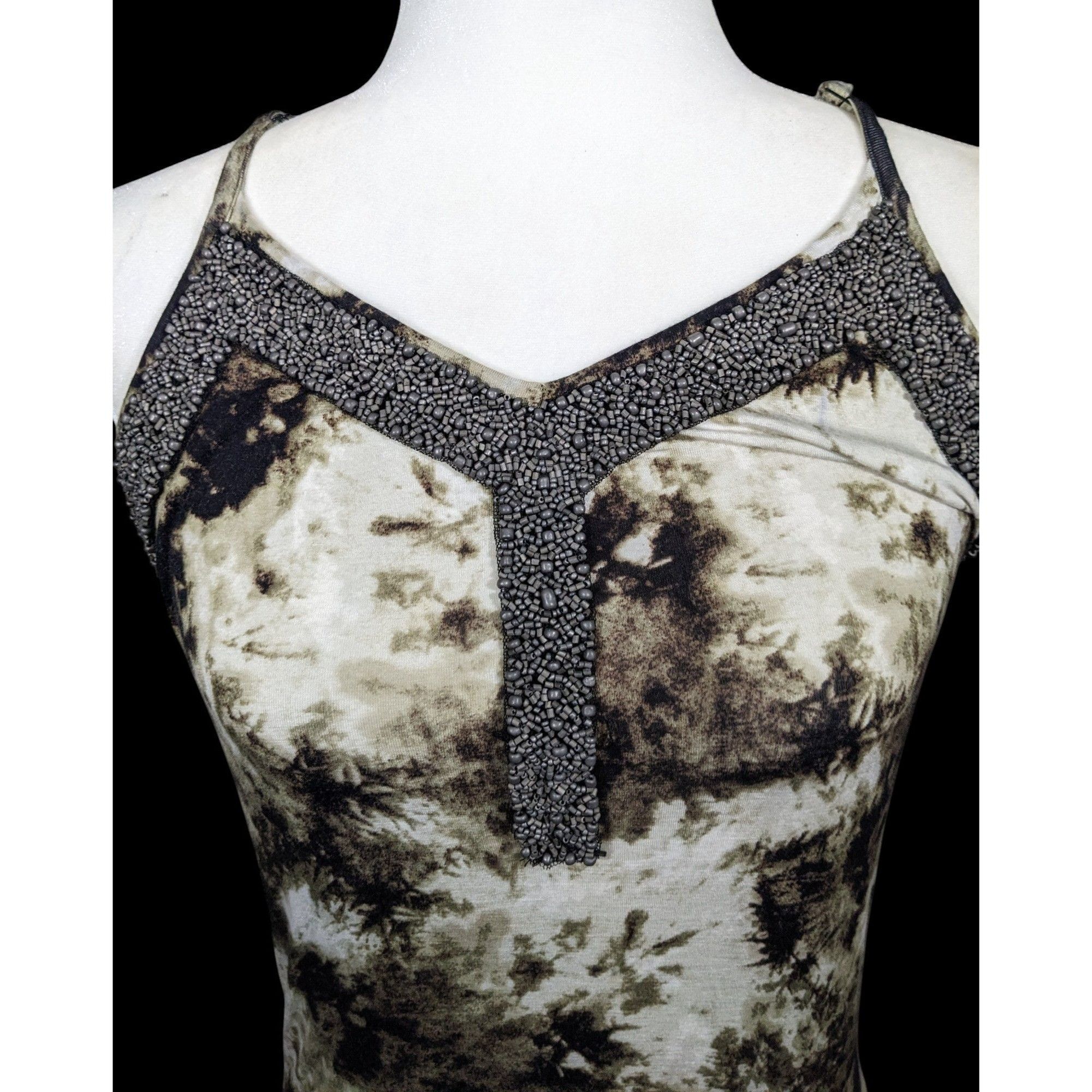 Other Ruff Hewn Hippie Bohemian Tie Dye Glass Beaded Dress Size XS Size XS / US 0-2 / IT 36-38 - 3 Thumbnail