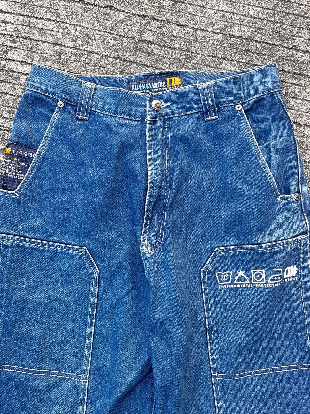Other Vintage 90s-00s ALPHANUMERIC Streetwear Pants Size US 30 / EU 46 - 6 Thumbnail