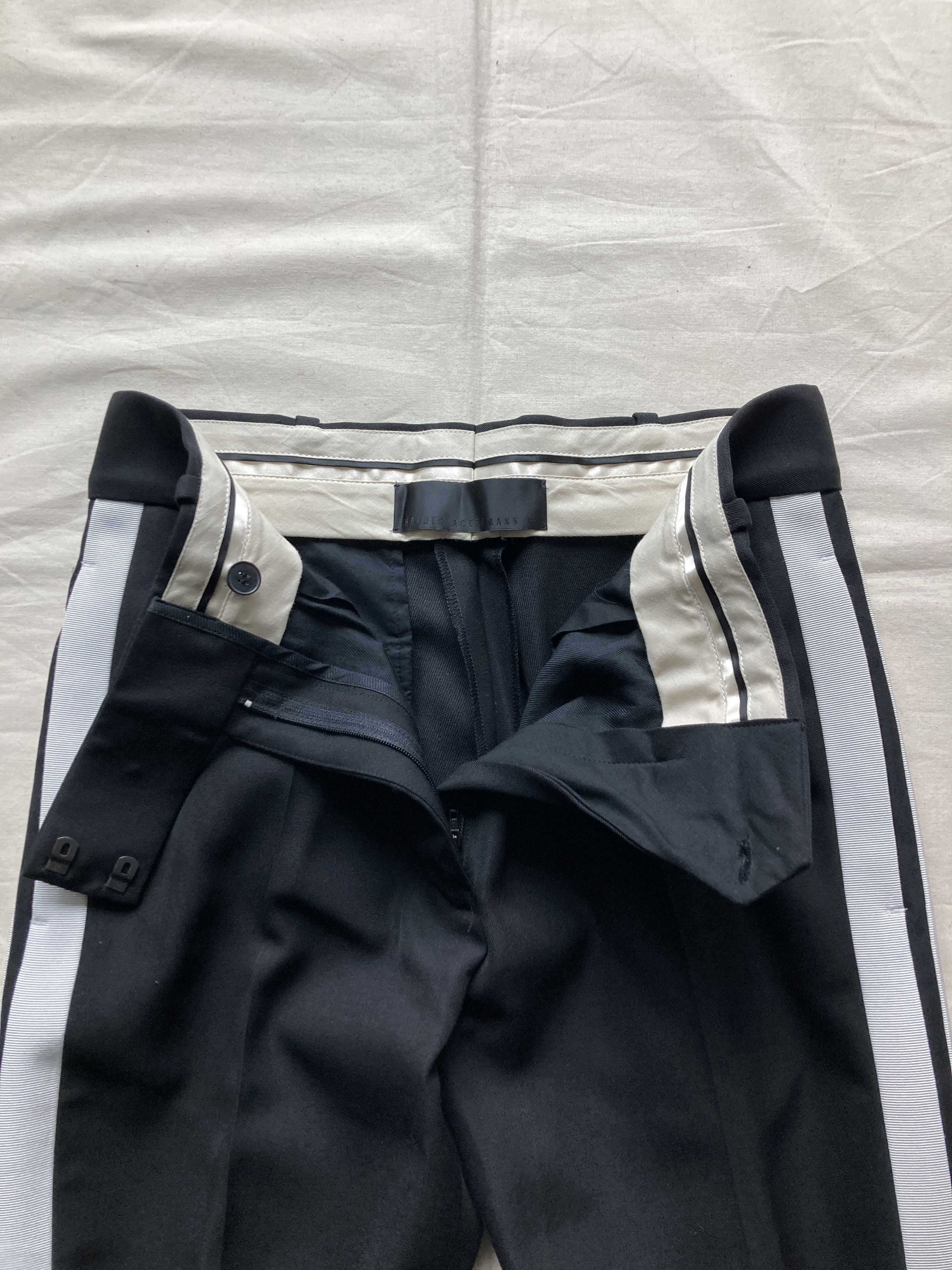 Haider Ackermann Striped Wool Trousers Size 25" / US 0 / IT 36 - 8 Thumbnail