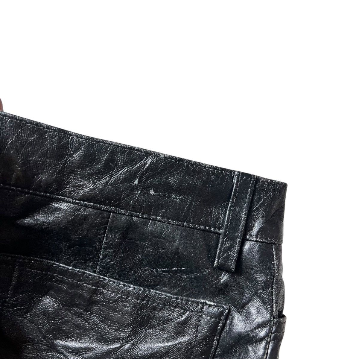 Genuine Leather Vintage GAP Lether Bootcut Flared Pants Size US 30 / EU 46 - 14 Thumbnail