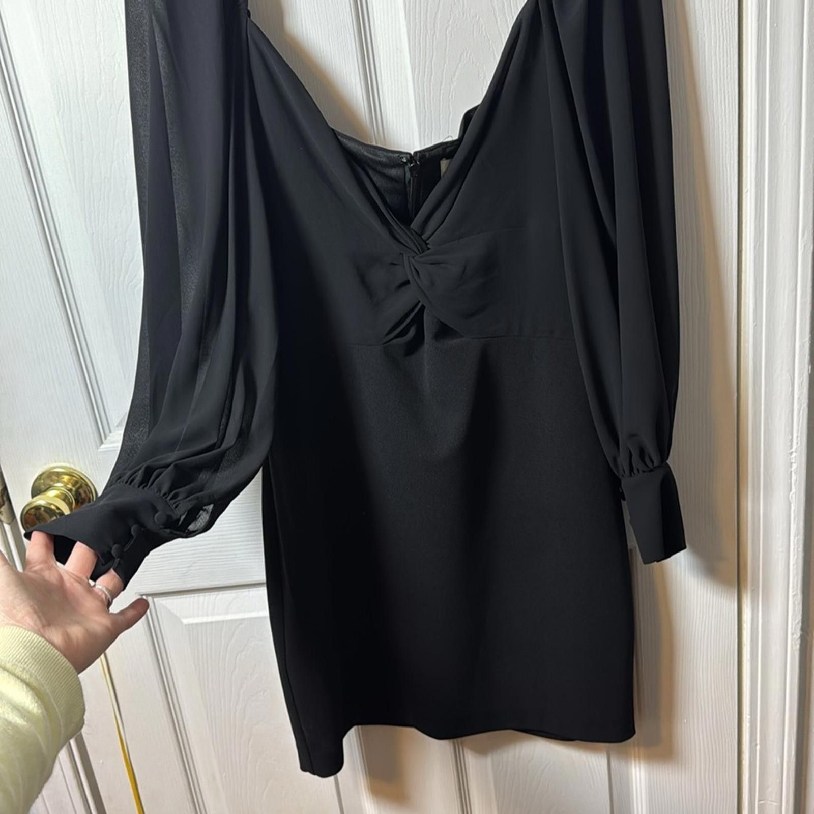 Other NWT Belle Badgley Miscka | Black Dress 8 Size M / US 6-8 / IT 42-44 - 3 Thumbnail