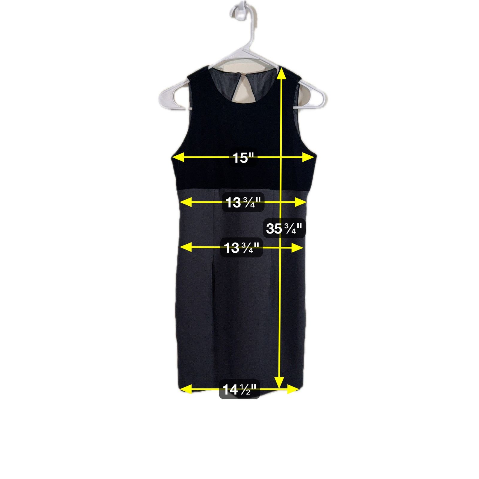 Vintage Vintage 90's Liz Claiborne Little Black Velvet Mini Dress Size XS / US 0-2 / IT 36-38 - 5 Thumbnail