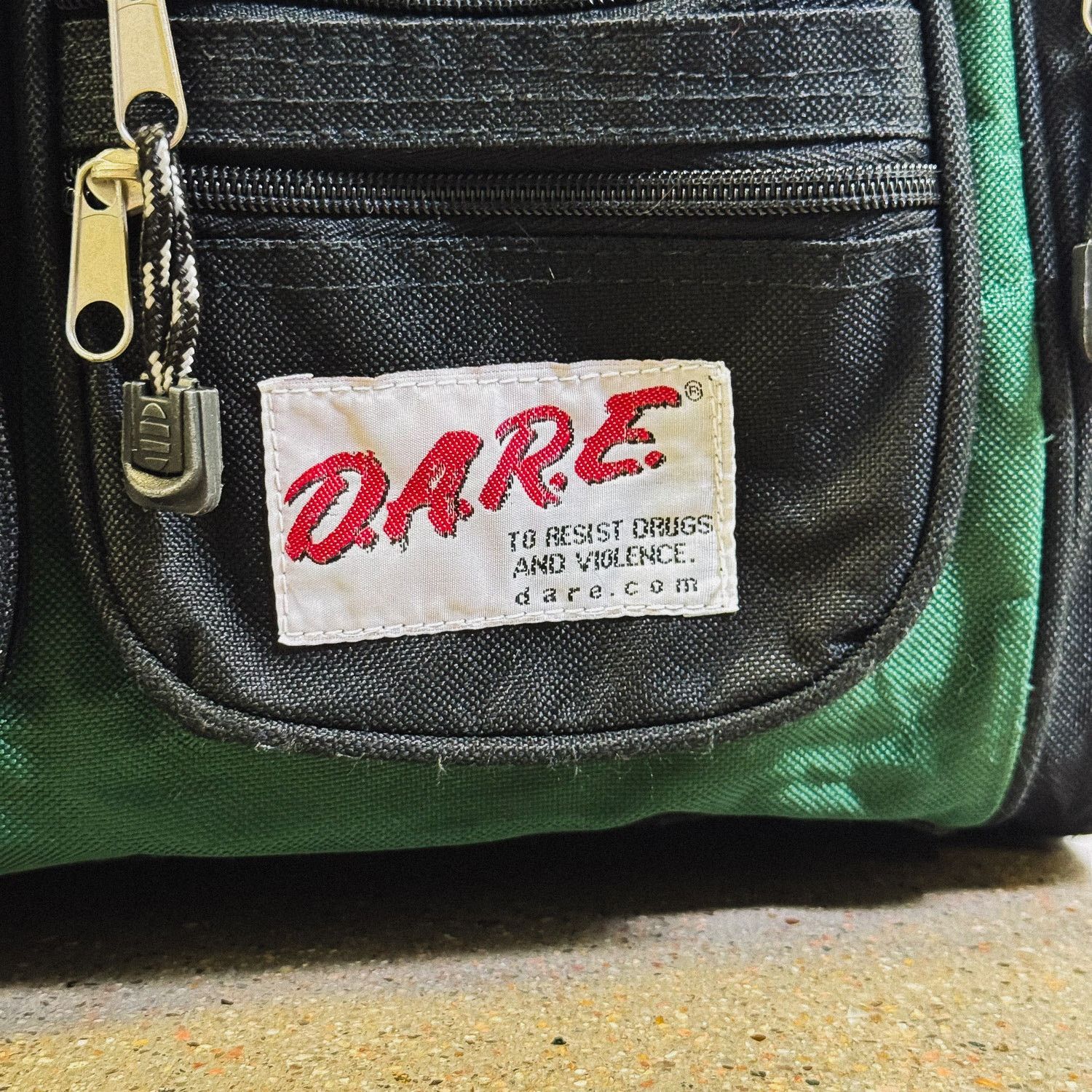 & Other Stories Vintage DARE Gear Duffel Bag Green Black Rare Anti Drug 90s Size ONE SIZE - 1 Thumbnail