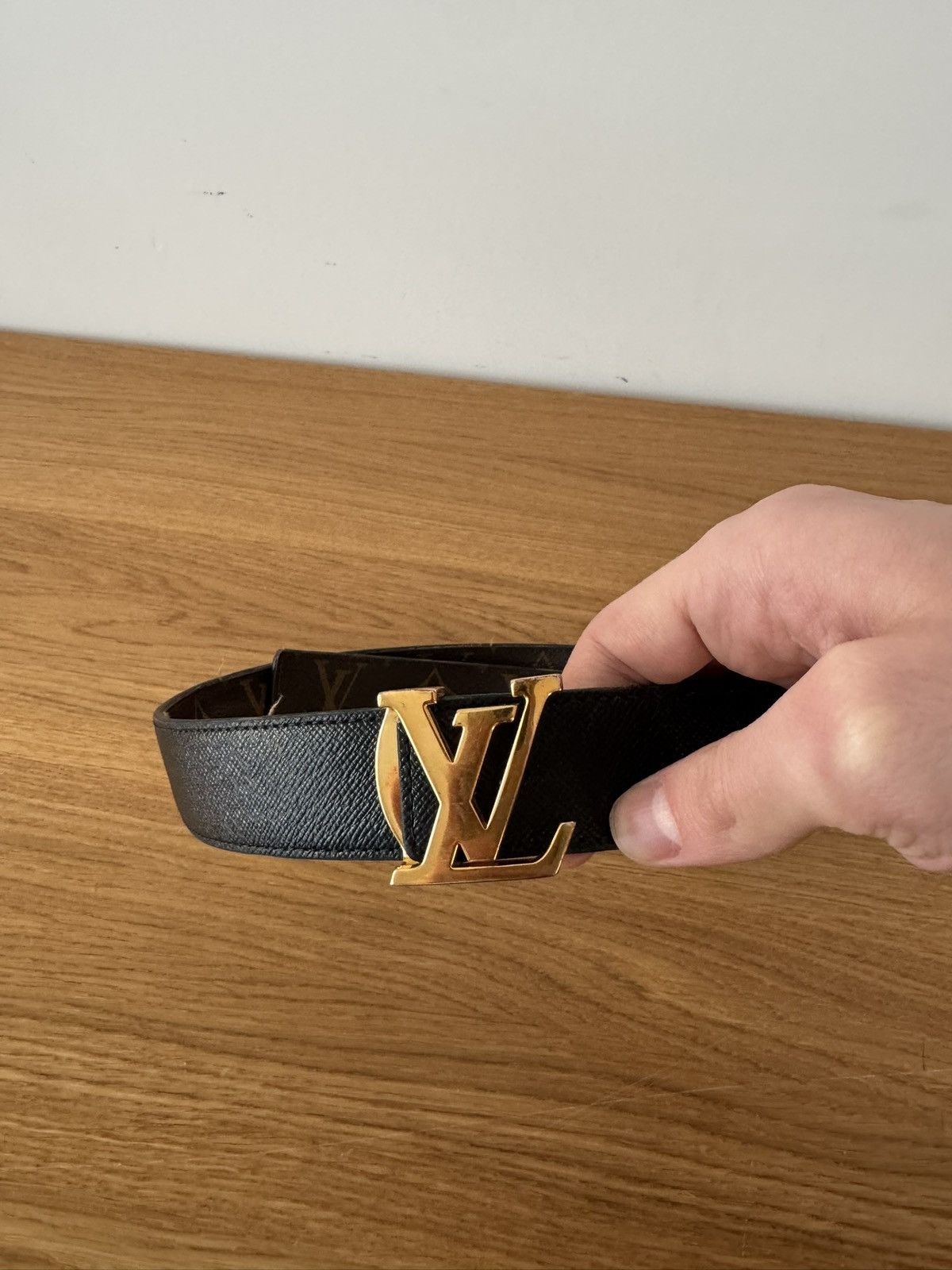 Louis Vuitton Louis Vuitton Initiales - slightly used leather belt Size ONE SIZE - 1 Thumbnail