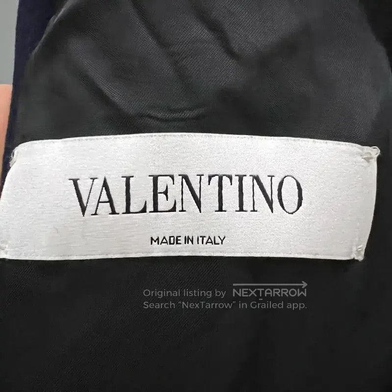 Valentino Valentino Men's Navy Long Coat for Spring . Size US M / EU 48-50 / 2 - 3 Thumbnail