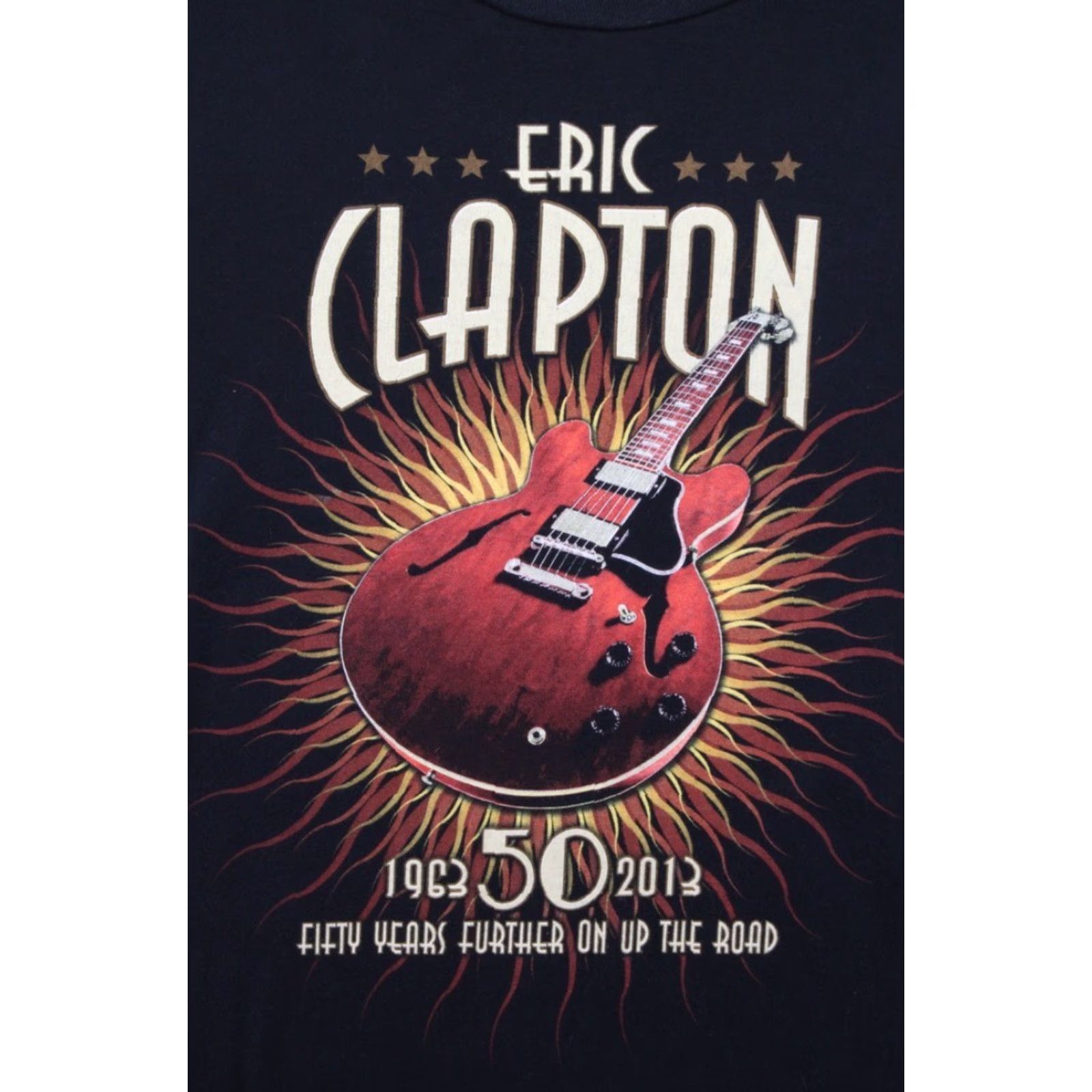 Anvil Eric Clapton T Shirt Men's 2XL Black 2013 Concert Music Tour 50th Anniversary Size US XXL / EU 58 / 5 - 3 Thumbnail
