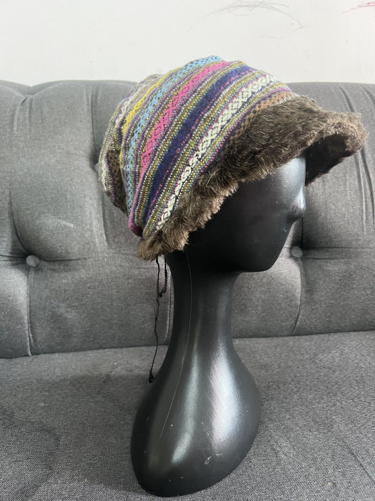 Japanese Brand CA4LA Navajo beanie hat Size ONE SIZE - 3 Thumbnail