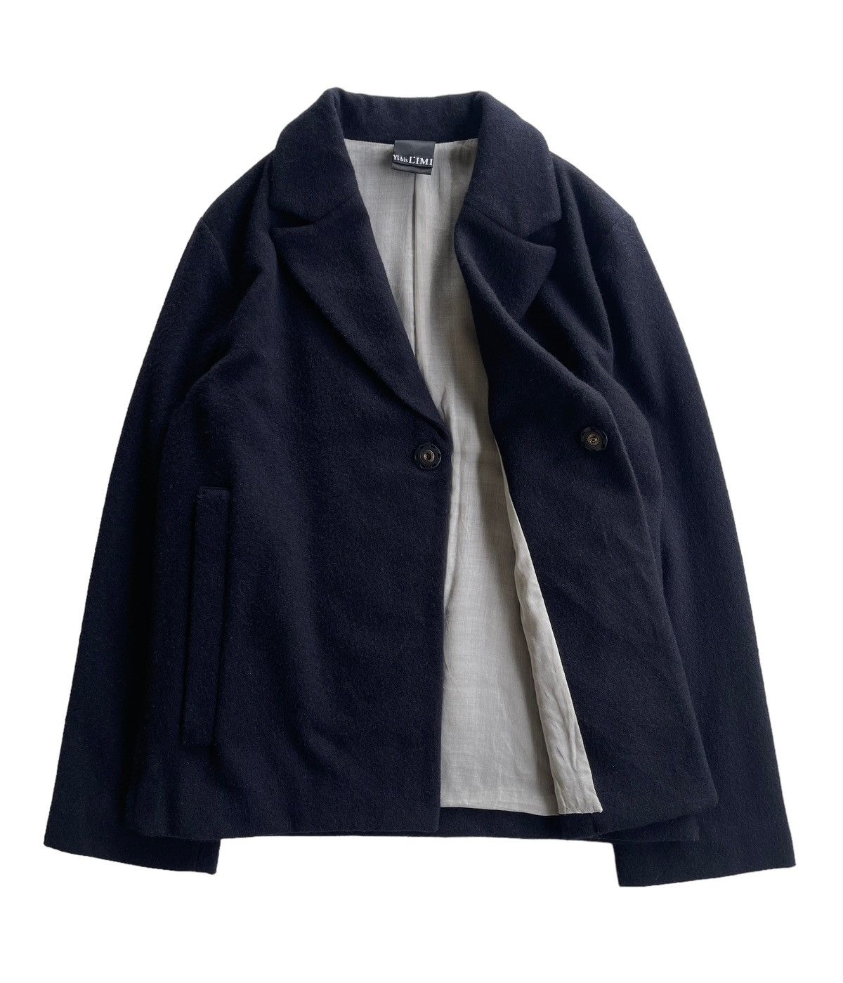 Yohji Yamamoto Limi Feu Yohji Yamamoto Wool Single Button Jacket Size S / US 4 / IT 40 - 2 Thumbnail