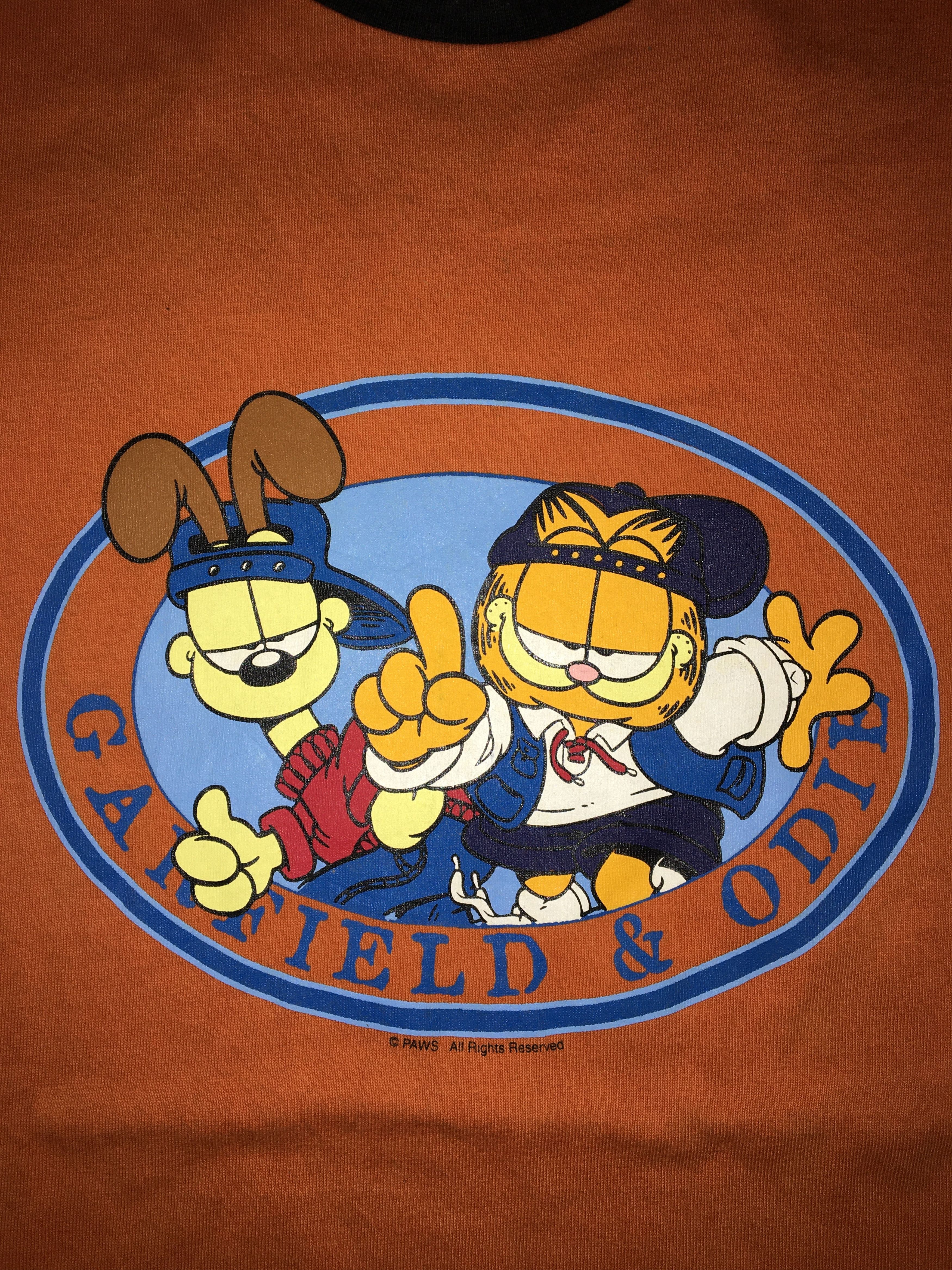 Vintage Vintage GARFIELD PAWS Tshirt Size US L / EU 52-54 / 3 - 4 Thumbnail