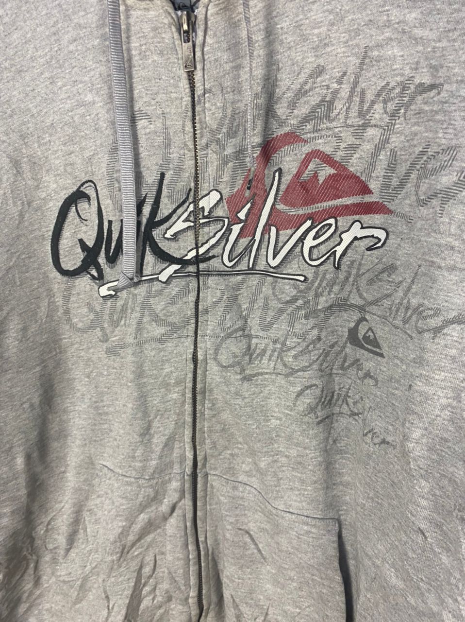 Quiksilver Quicksilver printed zipper hoodie Size US L / EU 52-54 / 3 - 4 Thumbnail