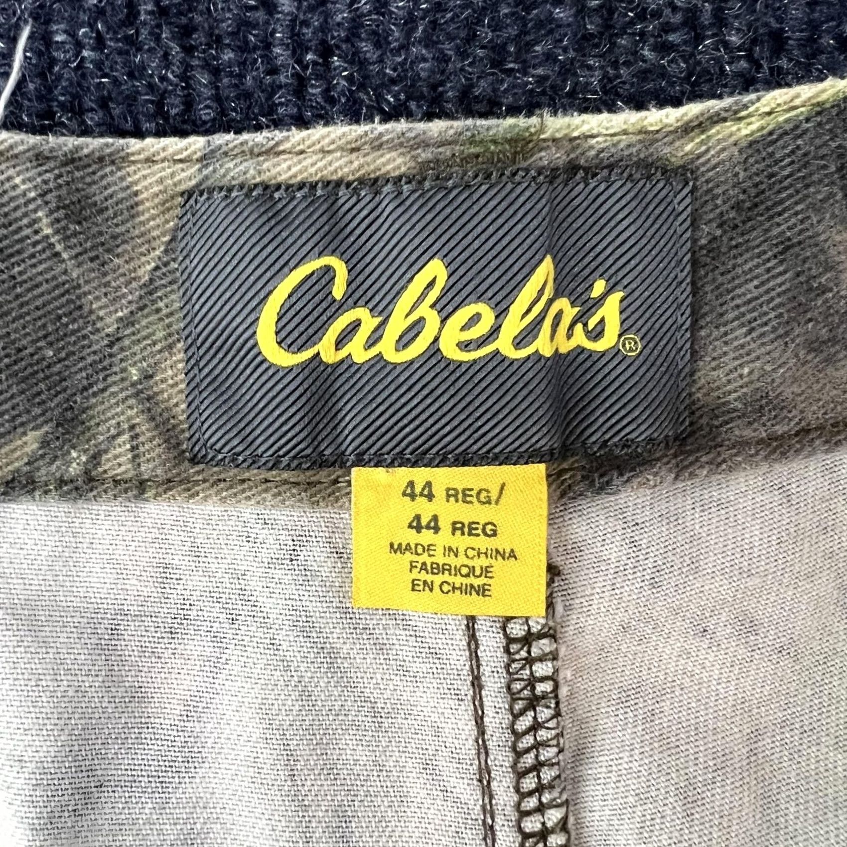 Vintage Cabela's Cargo Pants Mens 44x32 Brown Camo Hunting Outdoor Cotton Blend Workwear Size US 44 / EU 60 - 3 Thumbnail