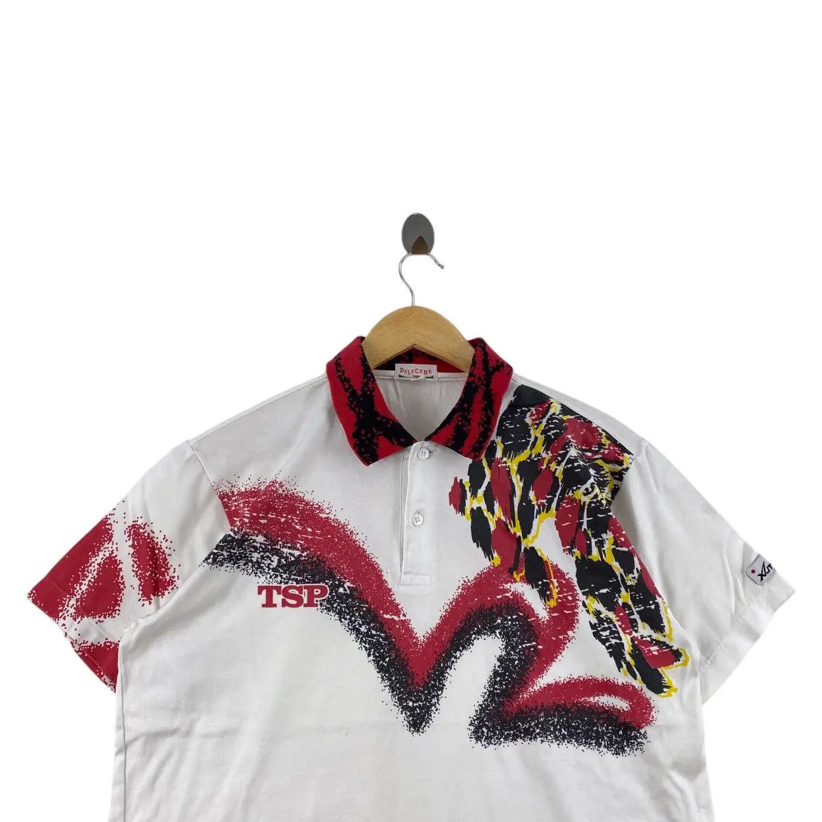 Vintage Vintage 90’ DELSCENE JAPAN BADMINTON Jersey Tee Shirt Top Size US M / EU 48-50 / 2 - 2 Thumbnail