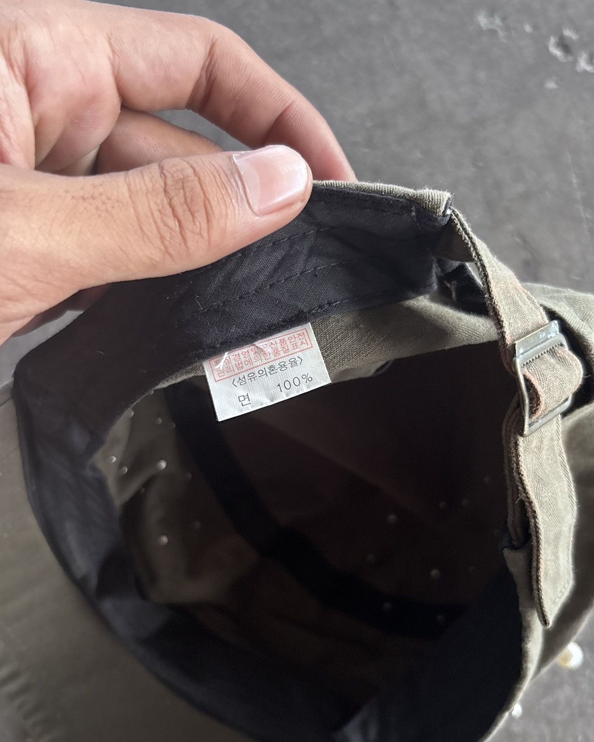 If Six Was Nine × Japanese Brand × Le Grande Bleu (L.G.B.) 2000s Crystal Faded Brown Cadet Hat Japan Size ONE SIZE - 4 Thumbnail