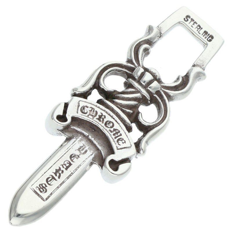 Chrome Hearts Chrome Hearts Dagger Pendant Silver Necklace Size ONE SIZE - 2 Thumbnail