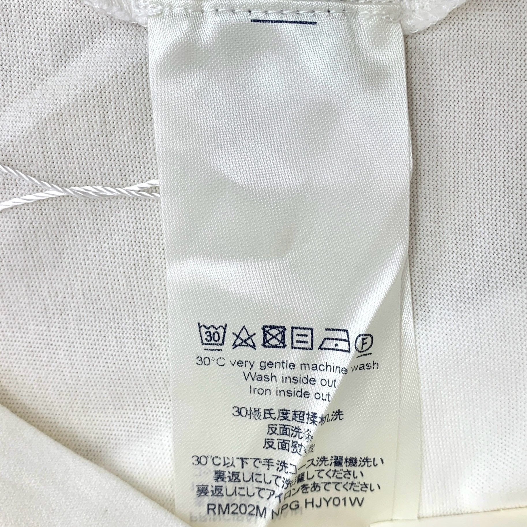 Louis Vuitton Louis Vuitton White Print Cotton Crewneck T-Shirt (Size M) Size US M / EU 48-50 / 2 - 3 Thumbnail
