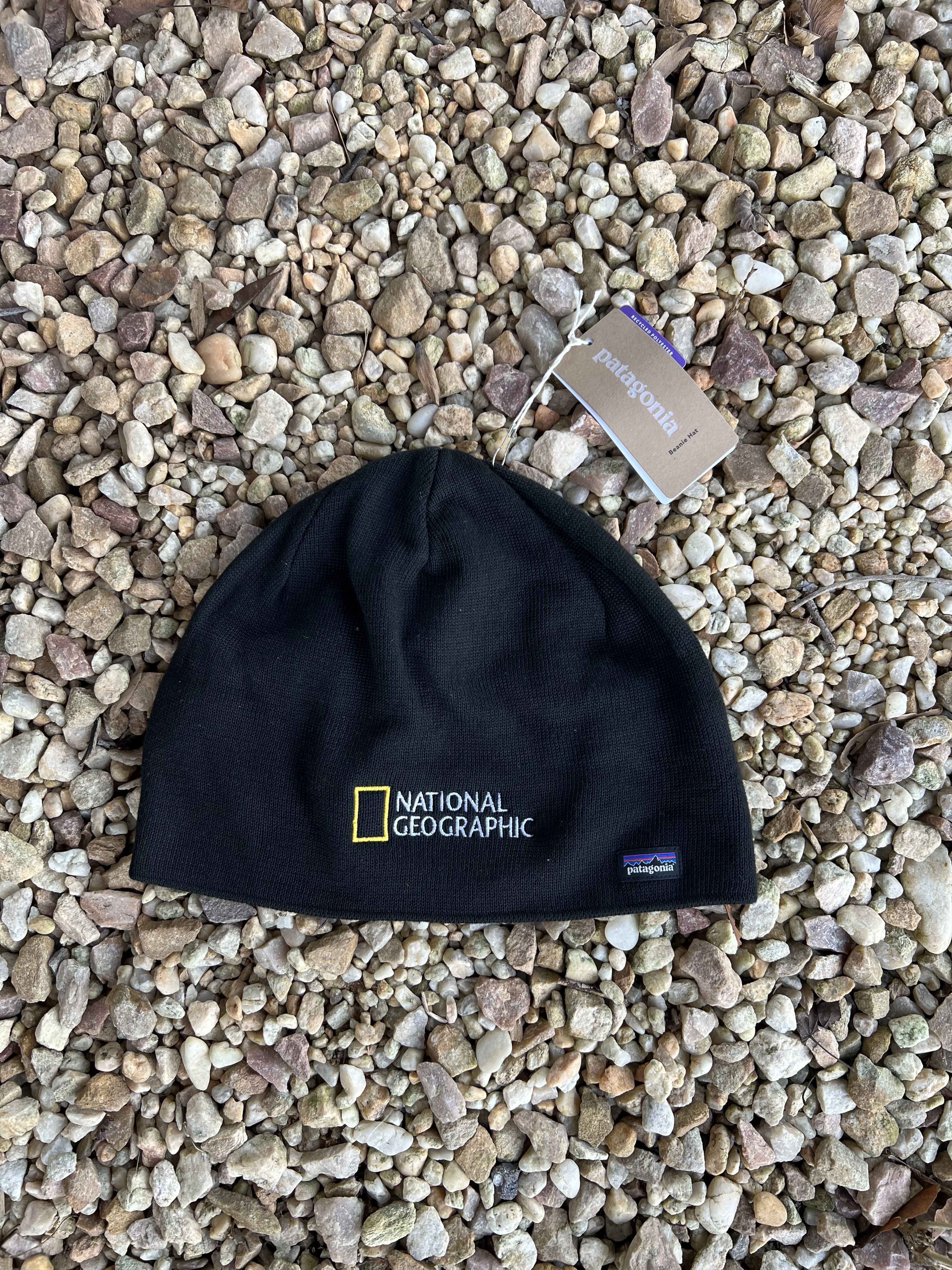Patagonia Patagonia Beanie Nat Geo script logo / gorpcore | Grailed