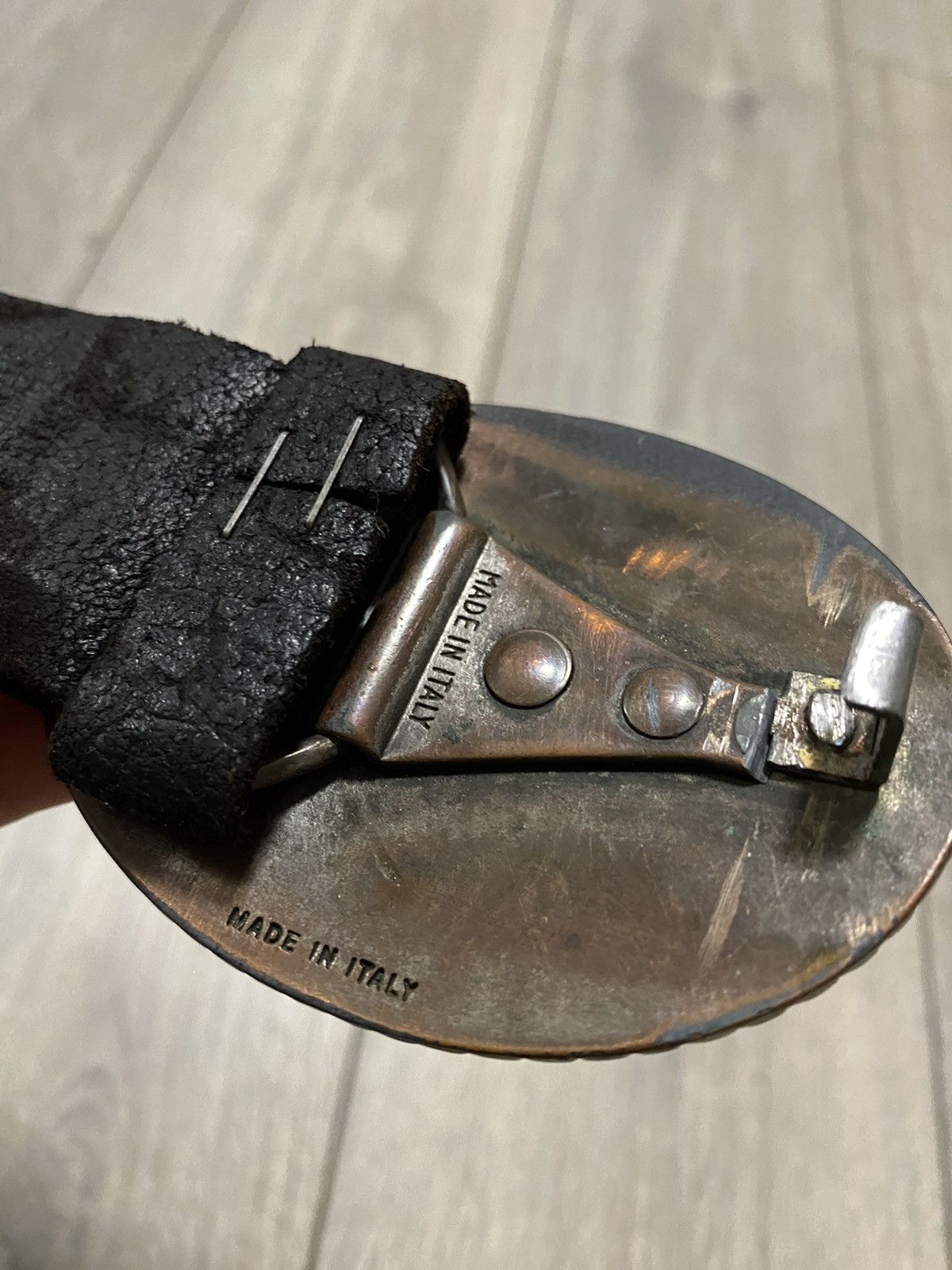 Levi's Vintage Levi’s Big Logo Belts Leather Style USA Avant Garde Size ONE SIZE - 3 Thumbnail