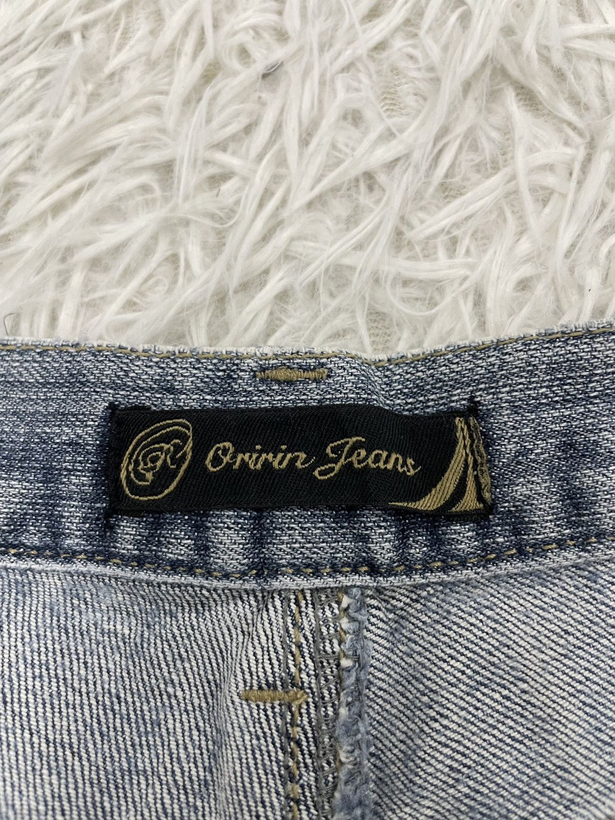 Japanese Brand Origin Jeans Pant Side Flowers Size 31" - 12 Thumbnail