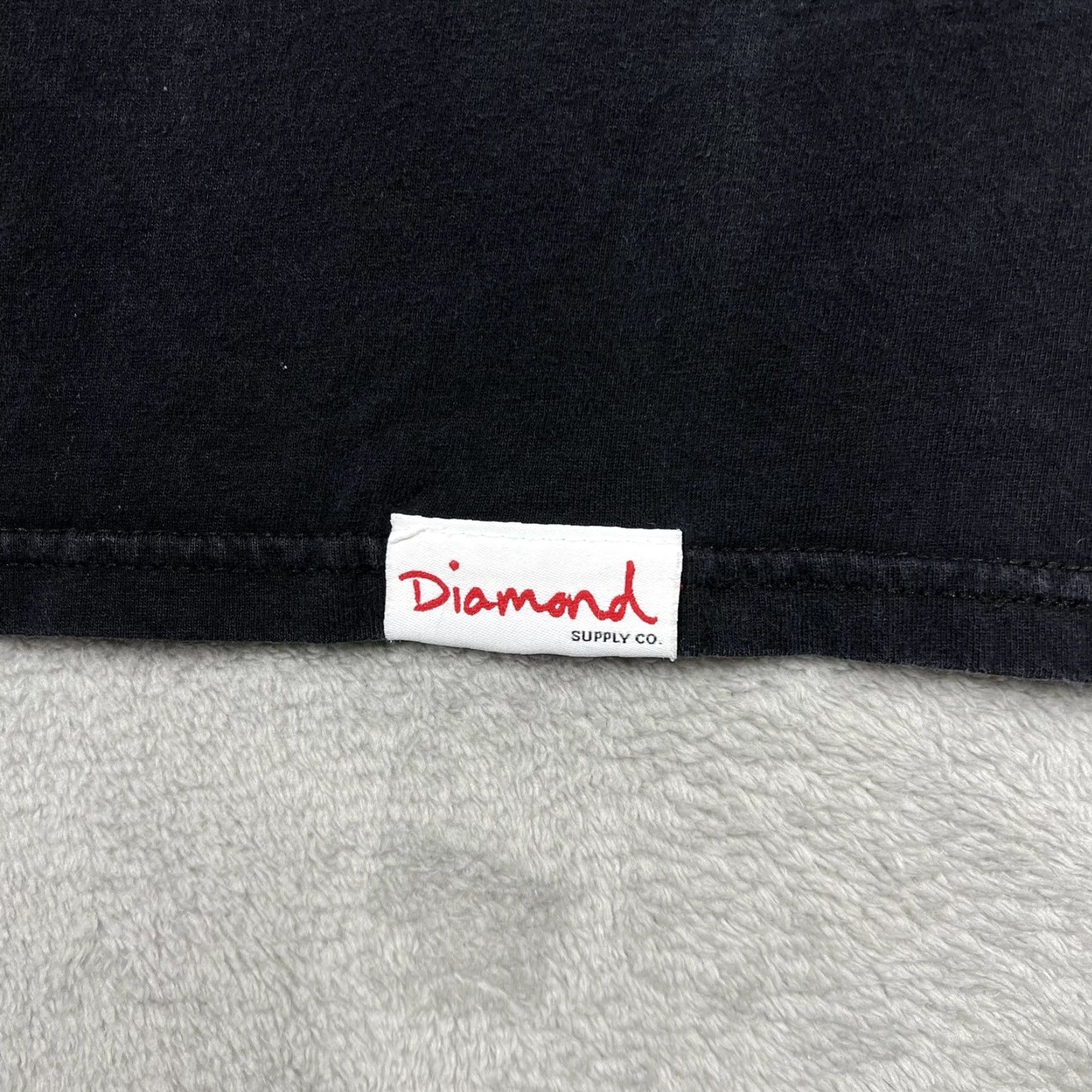 Diamond Supply Co. Diamond Supply Co. Mens T-Shirt Size Large Black Tee Red White Blue Logo Print Size US L / EU 52-54 / 3 - 2 Thumbnail