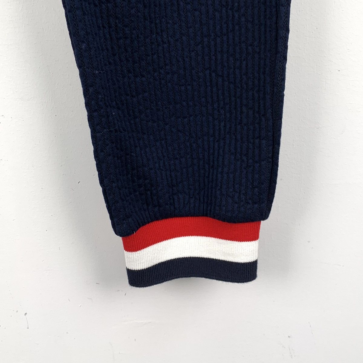 Thom Browne Thom Browne Navy Striped Cotton l Casual Knit Pants K26WX Size 27" / US 4 / IT 40 - 4 Thumbnail