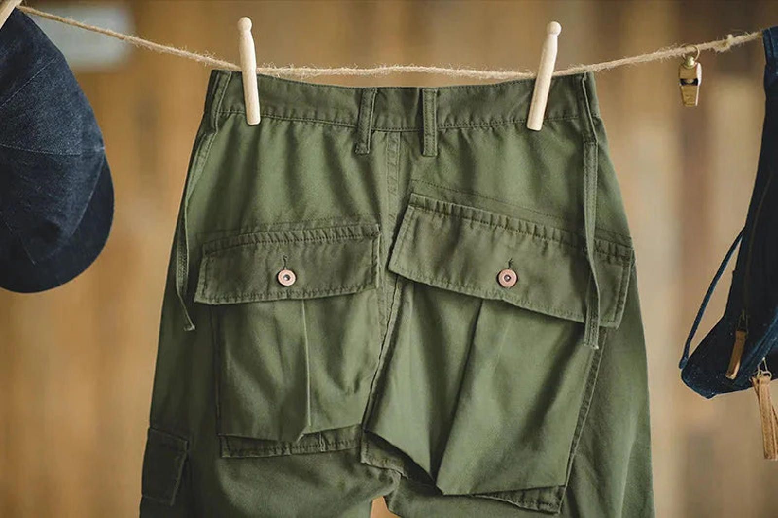 Vintage Straight Leg Utility Cargo Pants Size US 32 / EU 48 - 5 Thumbnail