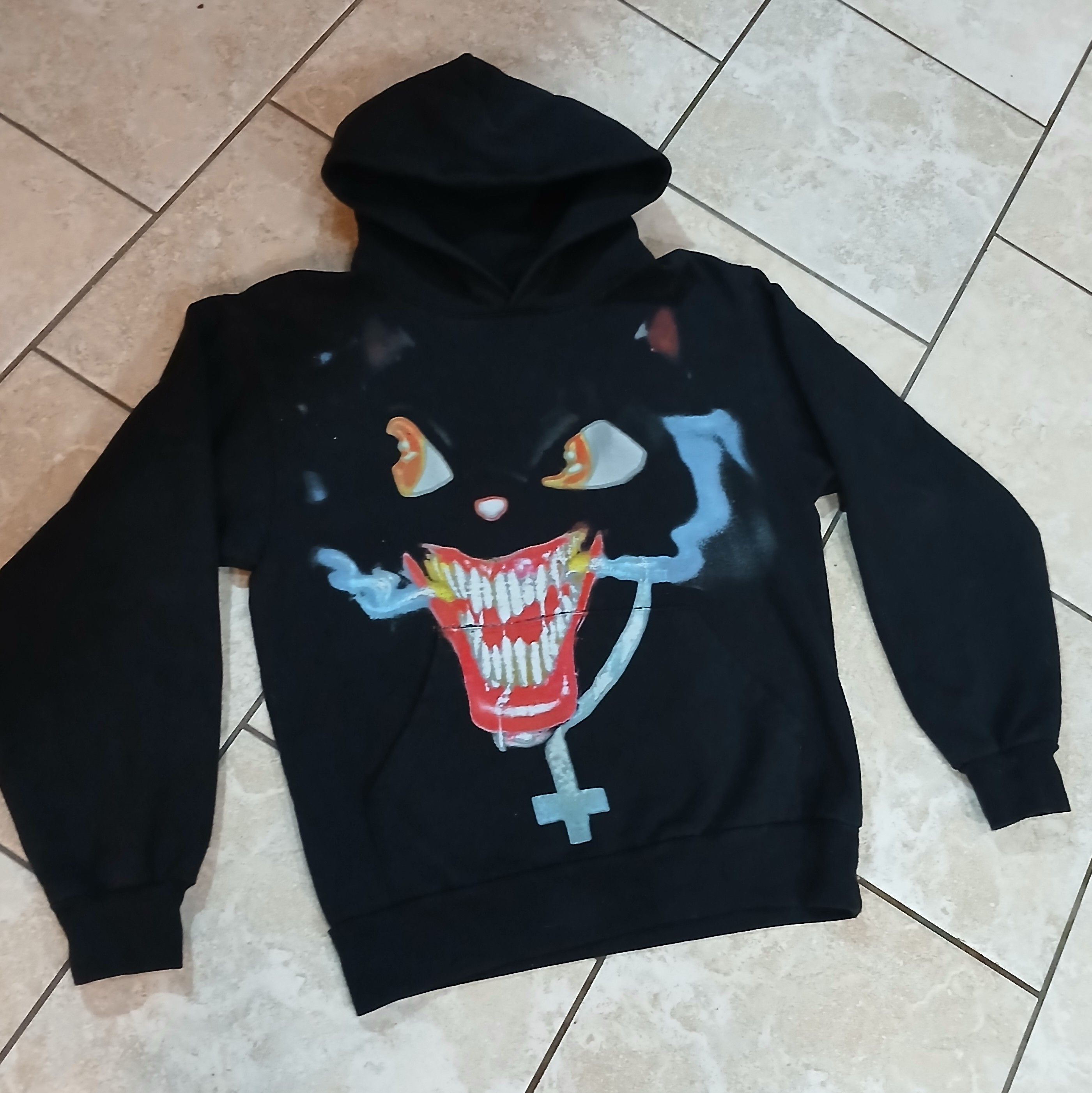 Destroy Lonely S - Destroy Lonely No Stylist Tour Cat Hoodie Size US S / EU 44-46 / 1 - 3 Thumbnail
