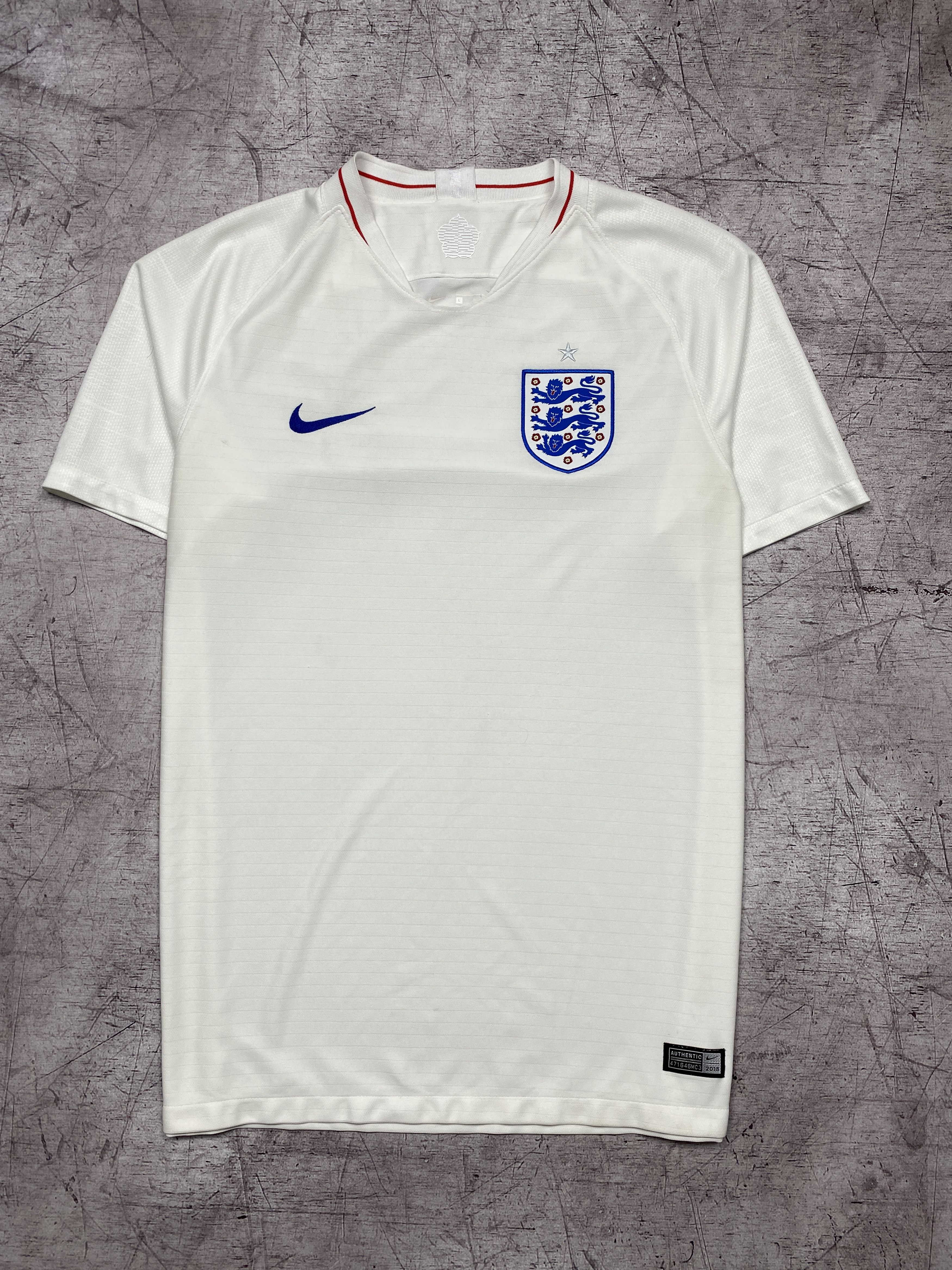 Nike × Vintage Nike England Vintage Mens Jersey T-Shirt Size US L / EU 52-54 / 3 - 1 Thumbnail