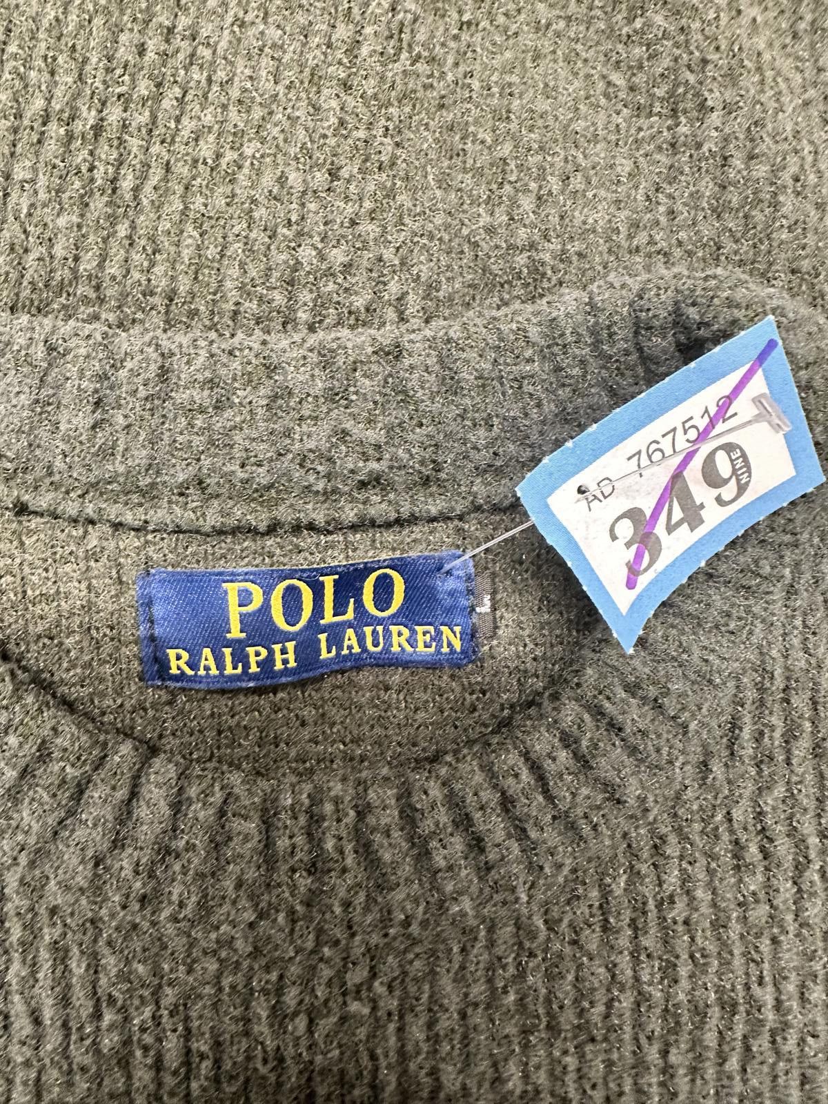 Polo Ralph Lauren Polo Ralph Lauren Dark Grey Knit Sweater Size US L / EU 52-54 / 3 - 2 Thumbnail